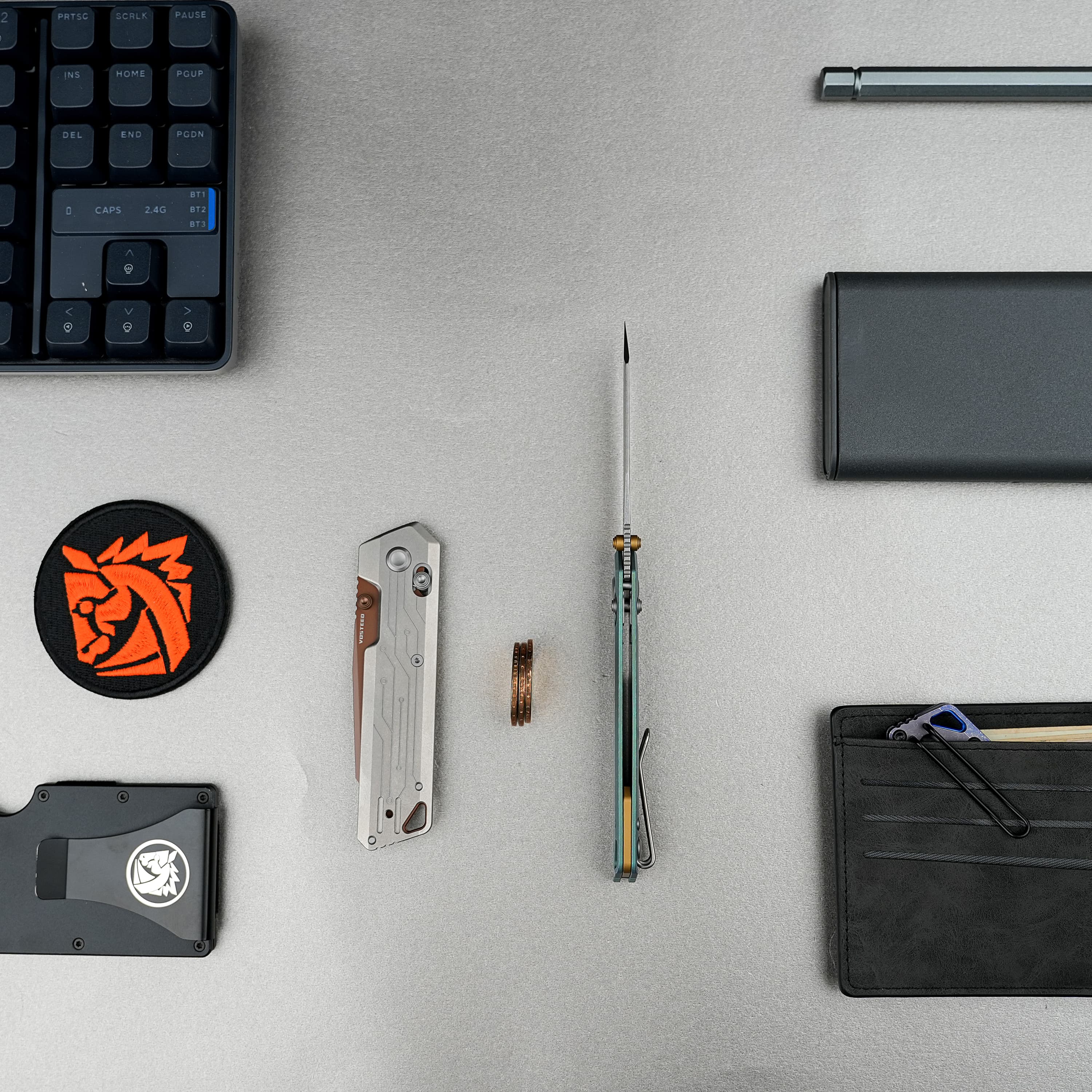 Parallel- Crossbar Lock (2.90" 154CM Blade & Titanium Handle) - A3519