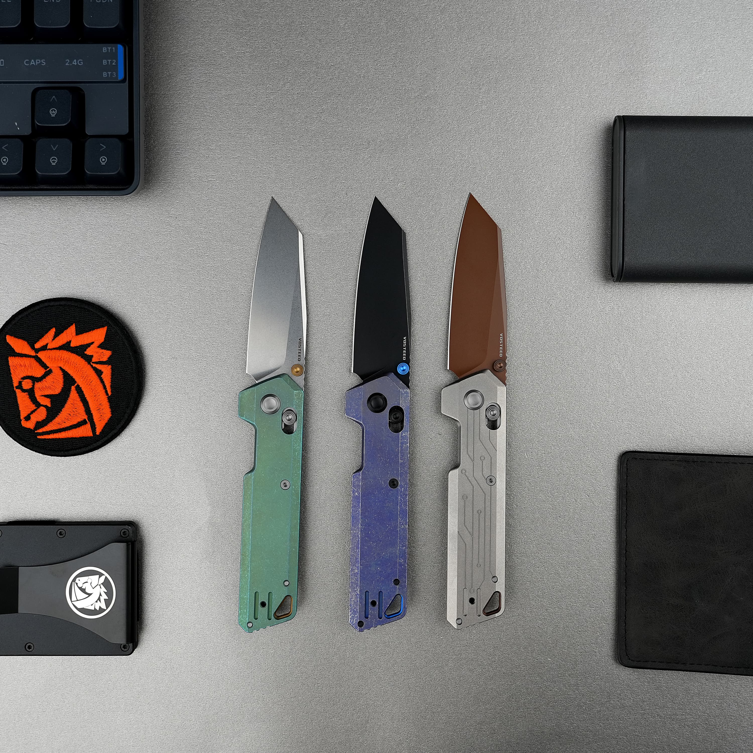 Parallel- Crossbar Lock (2.90" 154CM Blade & Titanium Handle) - A3519