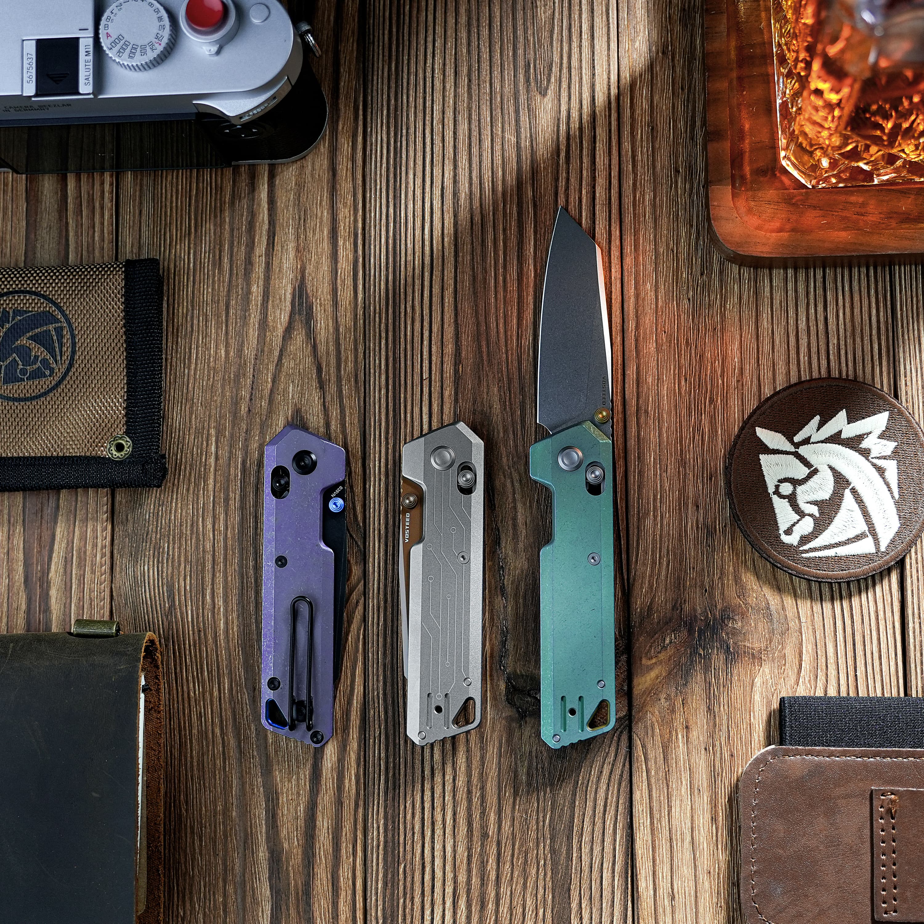 Parallel- Crossbar Lock (2.90" 154CM Blade & Titanium Handle) - A3519