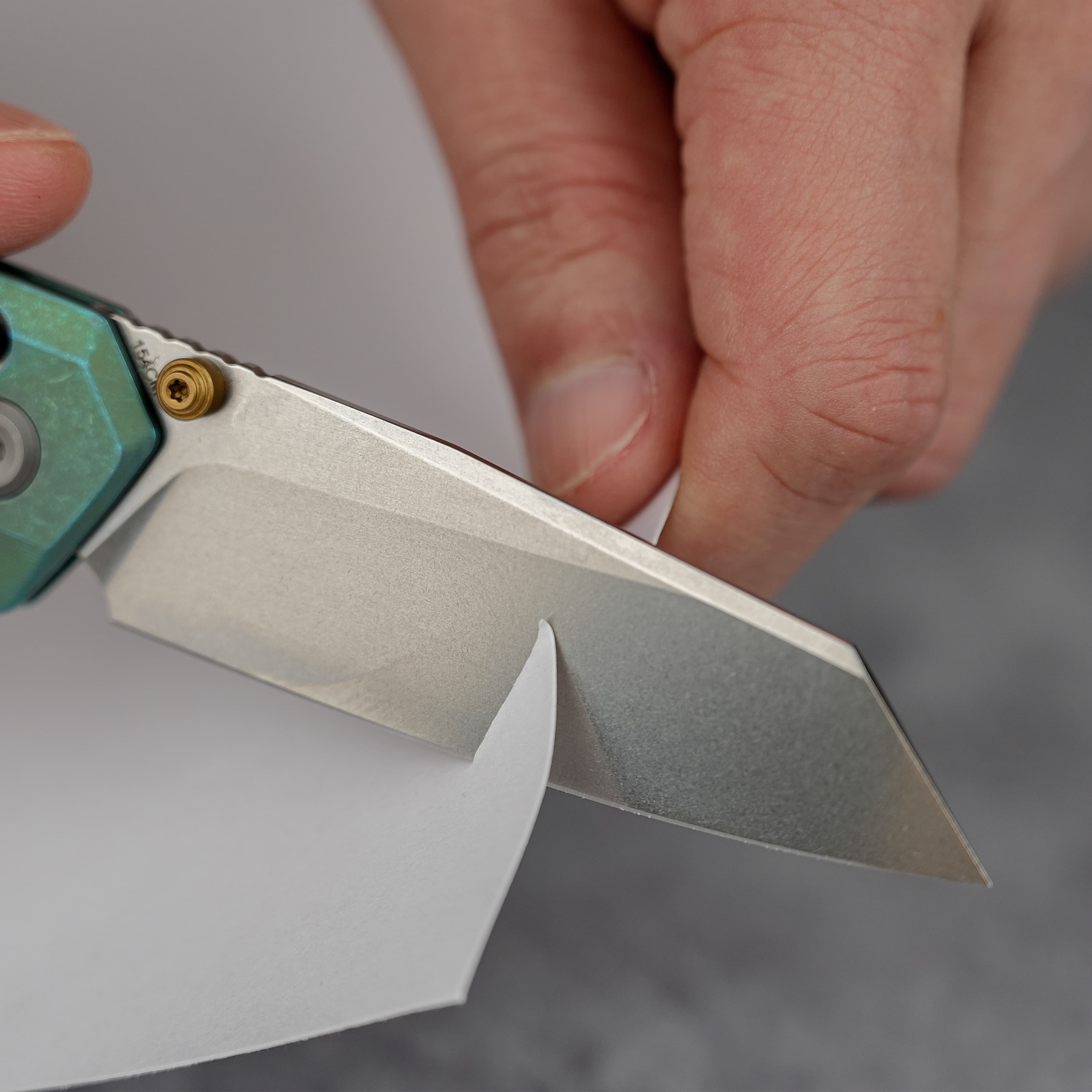 Parallel- Crossbar Lock (2.90" 154CM Blade & Titanium Handle) - A3519