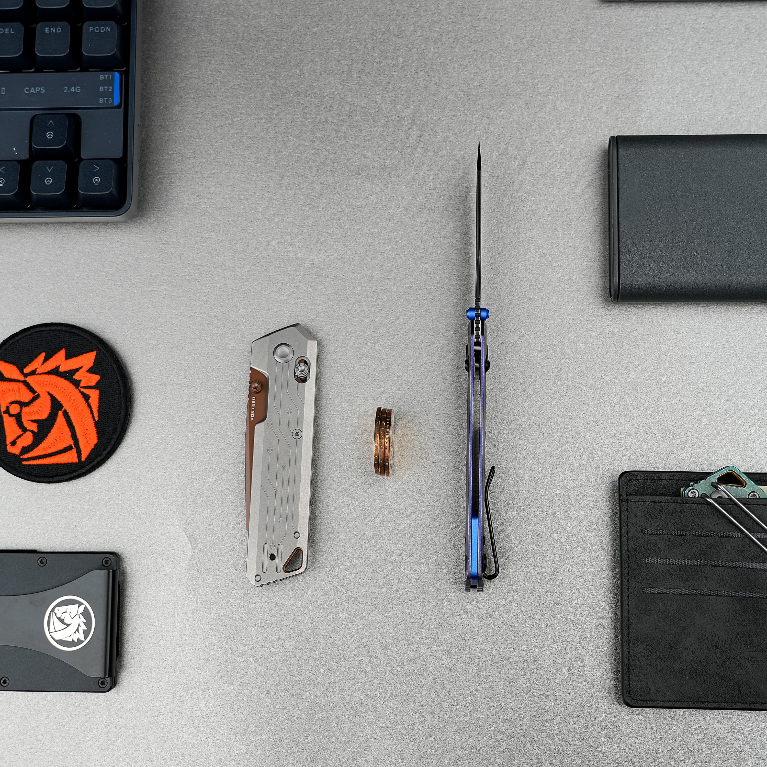 Parallel- Crossbar Lock (2.90" 154CM Blade & Titanium Handle) - A3520