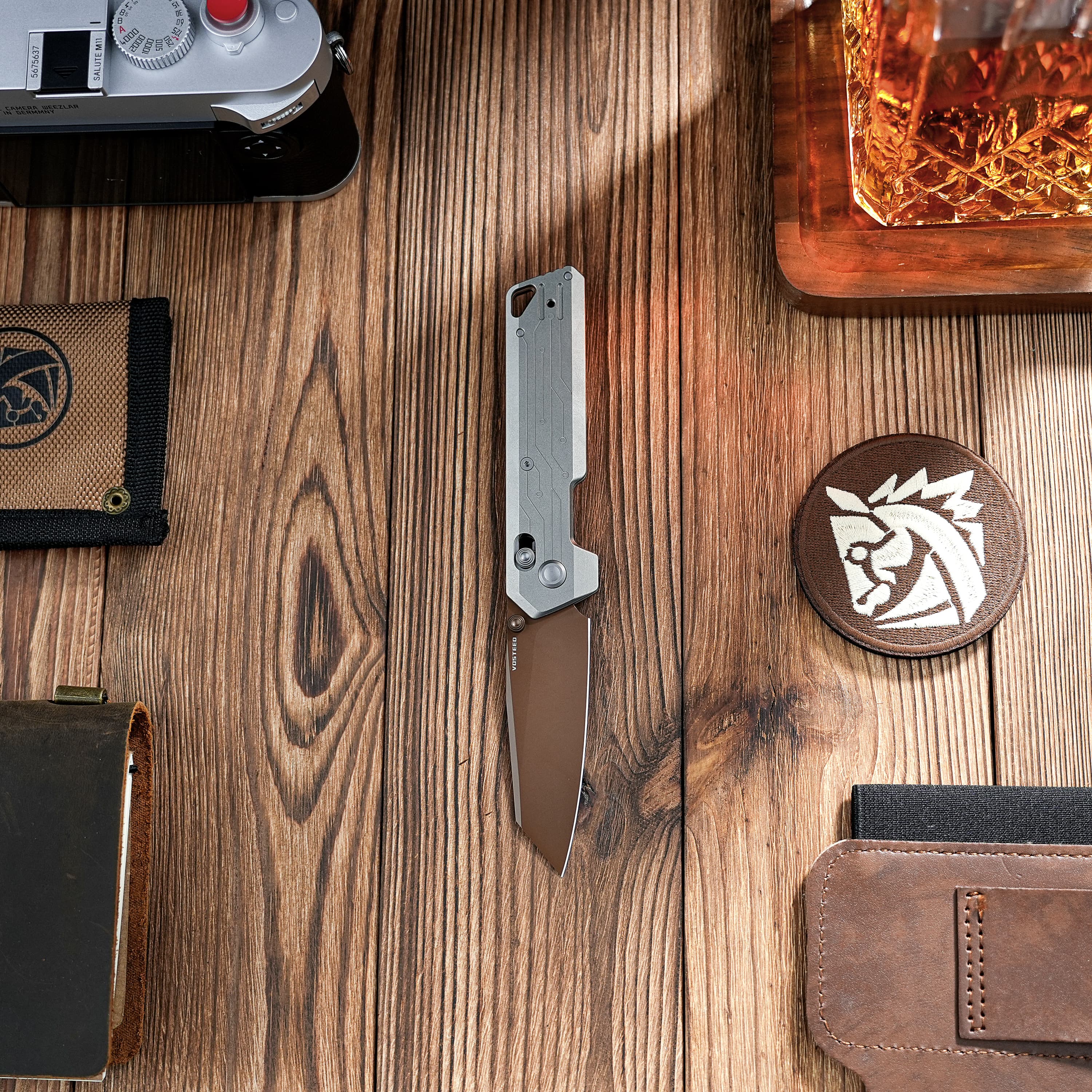 Parallel- Crossbar Lock (2.90" 154CM Blade & Titanium Handle) - A3520