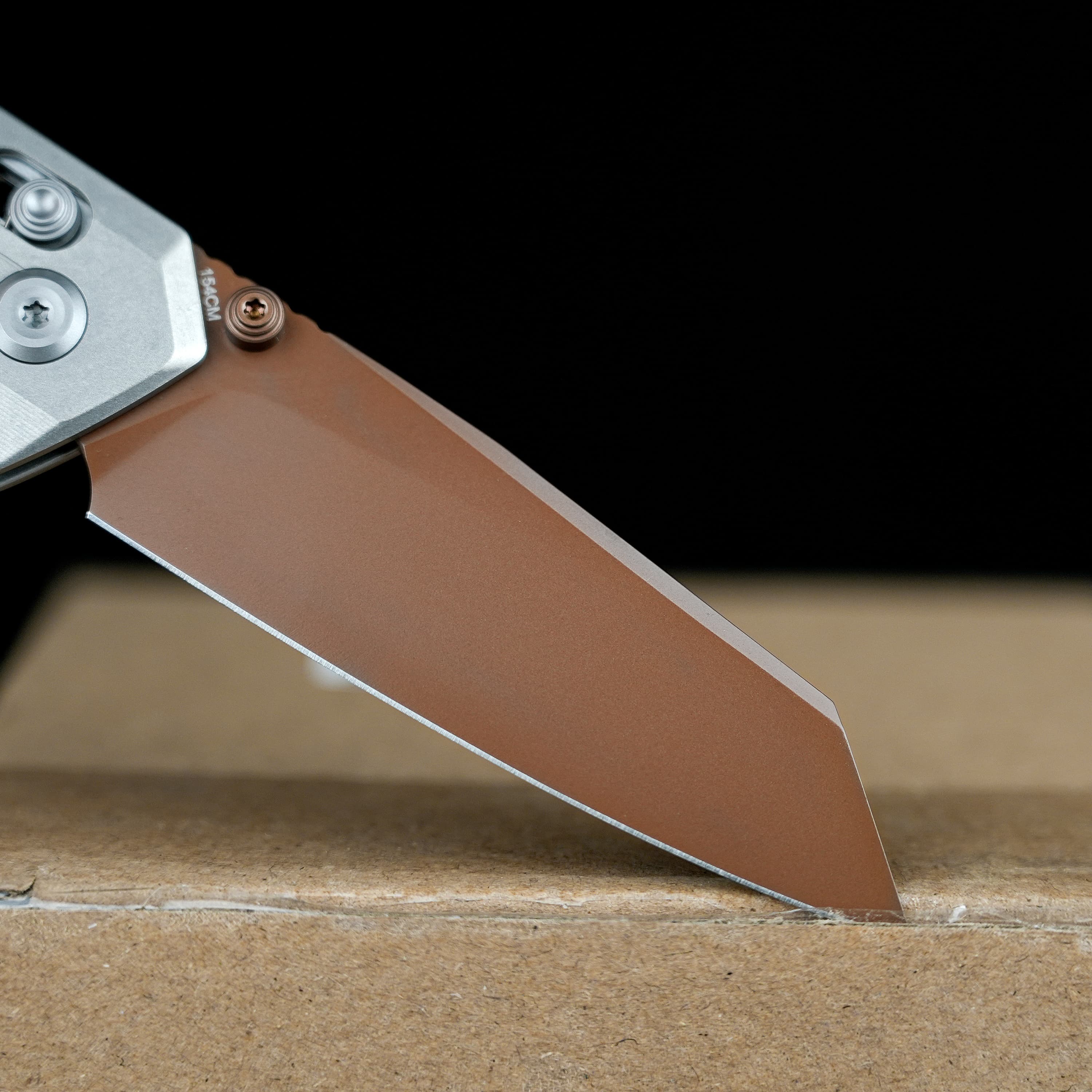 Parallel- Crossbar Lock (2.90" 154CM Blade & Titanium Handle) - A3520