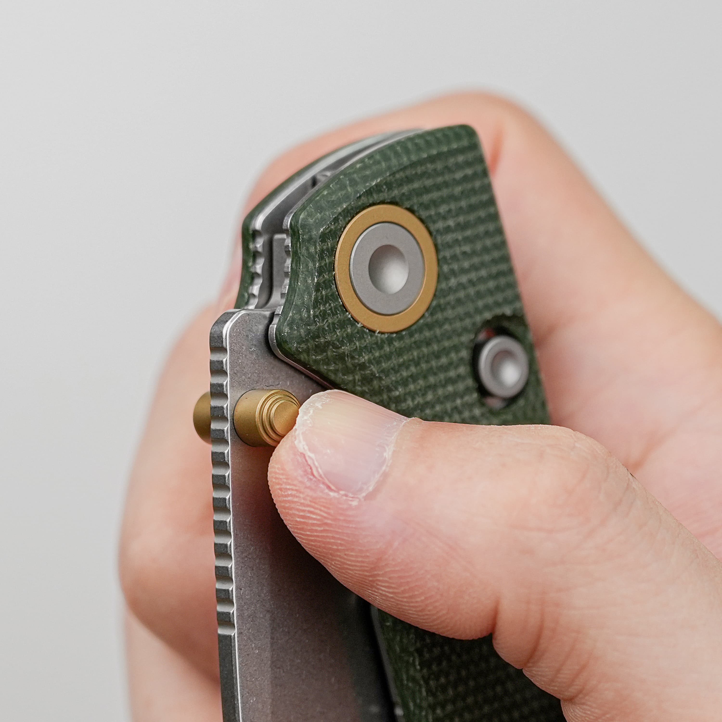 Porcupine - Top Liner Lock  (2.99" 14C28N Blade & Micarta Handle) - A2611