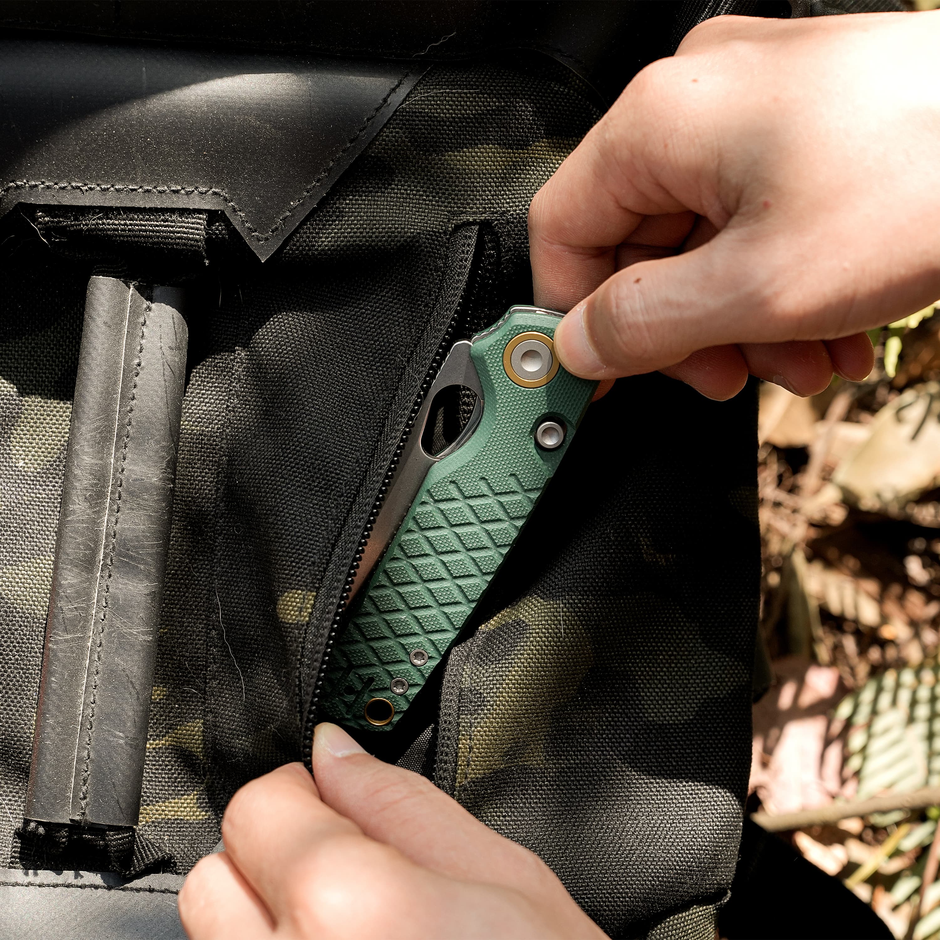 Porcupine- Top Liner Lock (2.99" 14C28N Blade & G10 Handle) - A2624