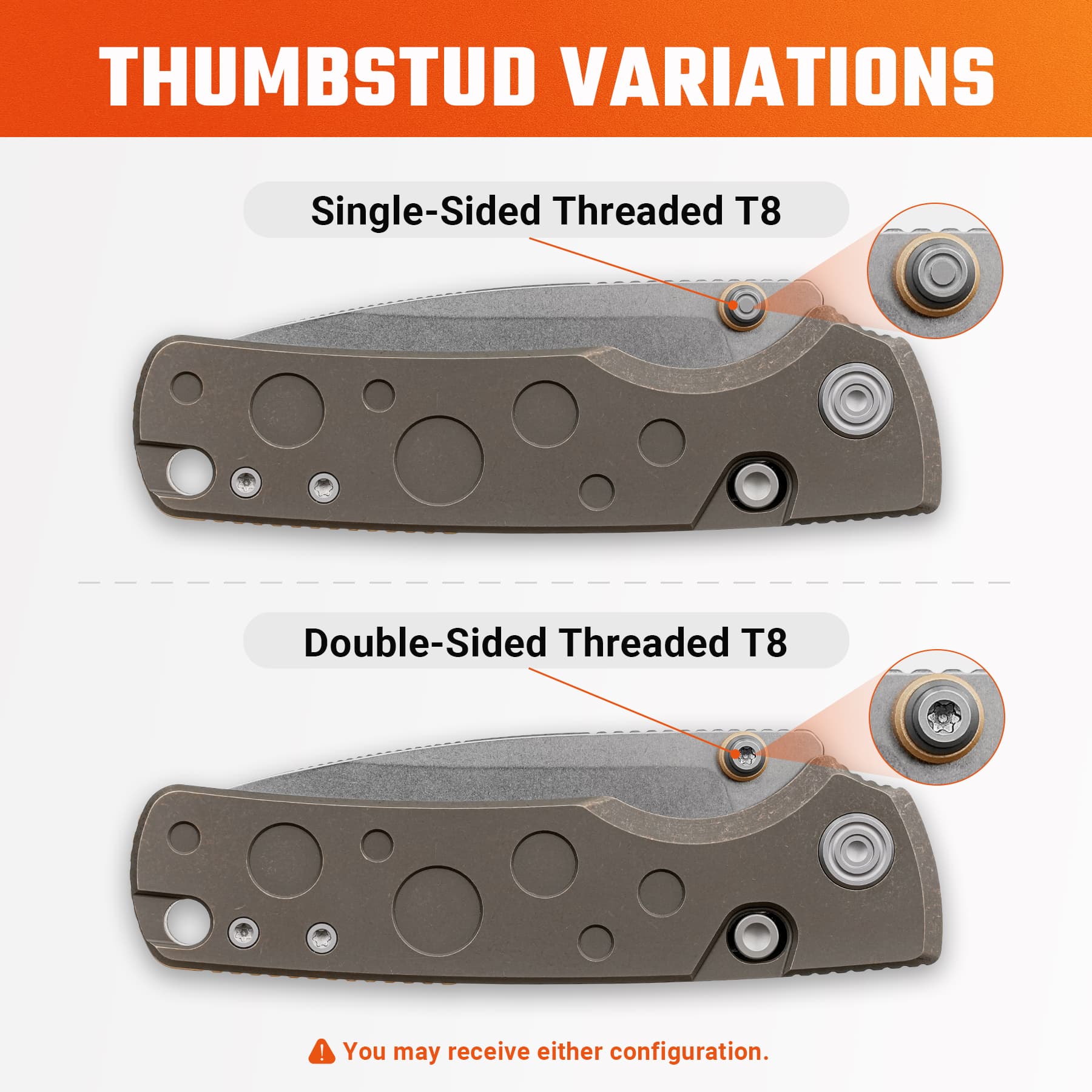 Porcupine TiSlim™ - Top Liner Lock (3.04" S90V Blade & Titanium Handle) - A4807