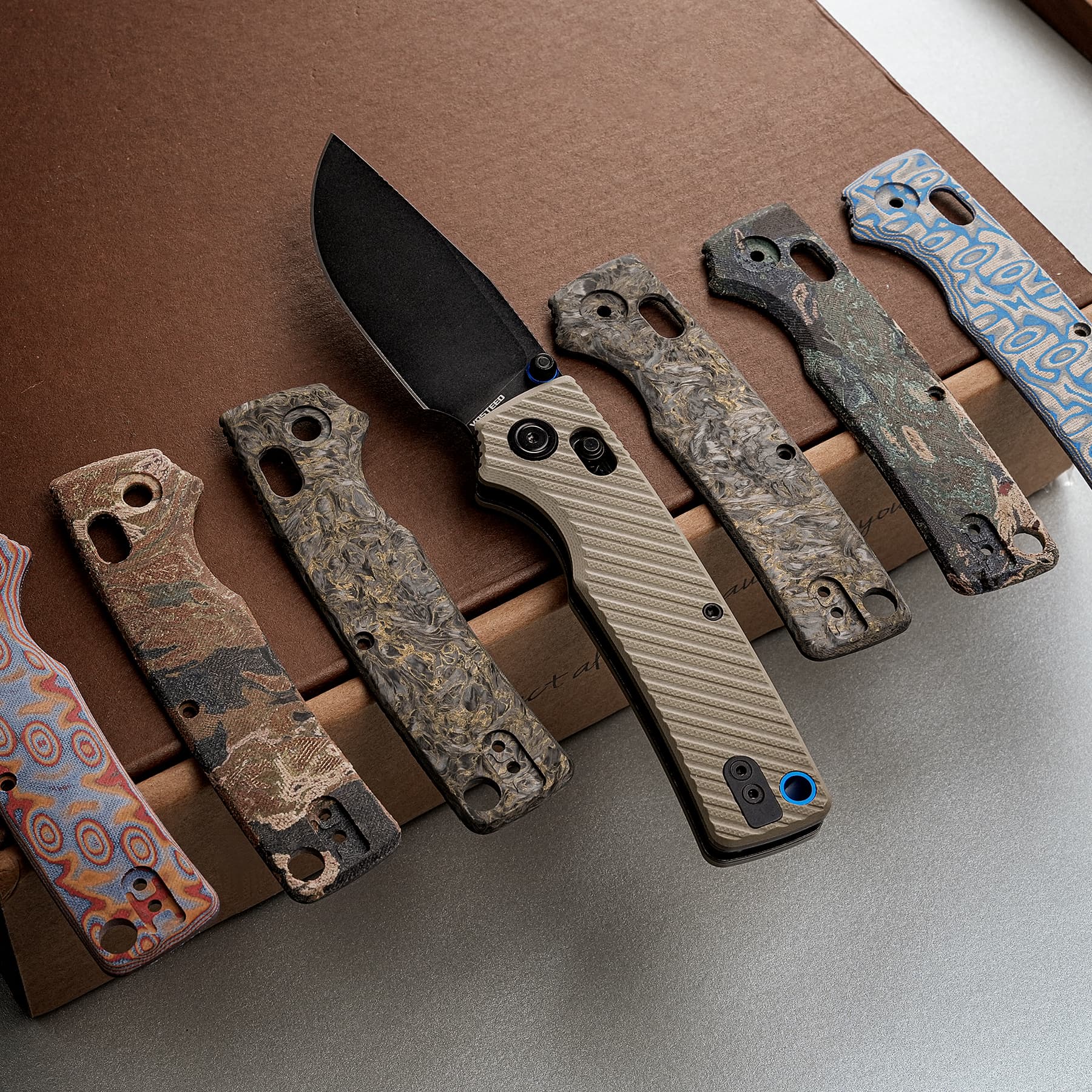 Porcupine ModSwap™ - Crossbar Lock Knife (3.08" 154CM Blade & G10 Handle) - A3103
