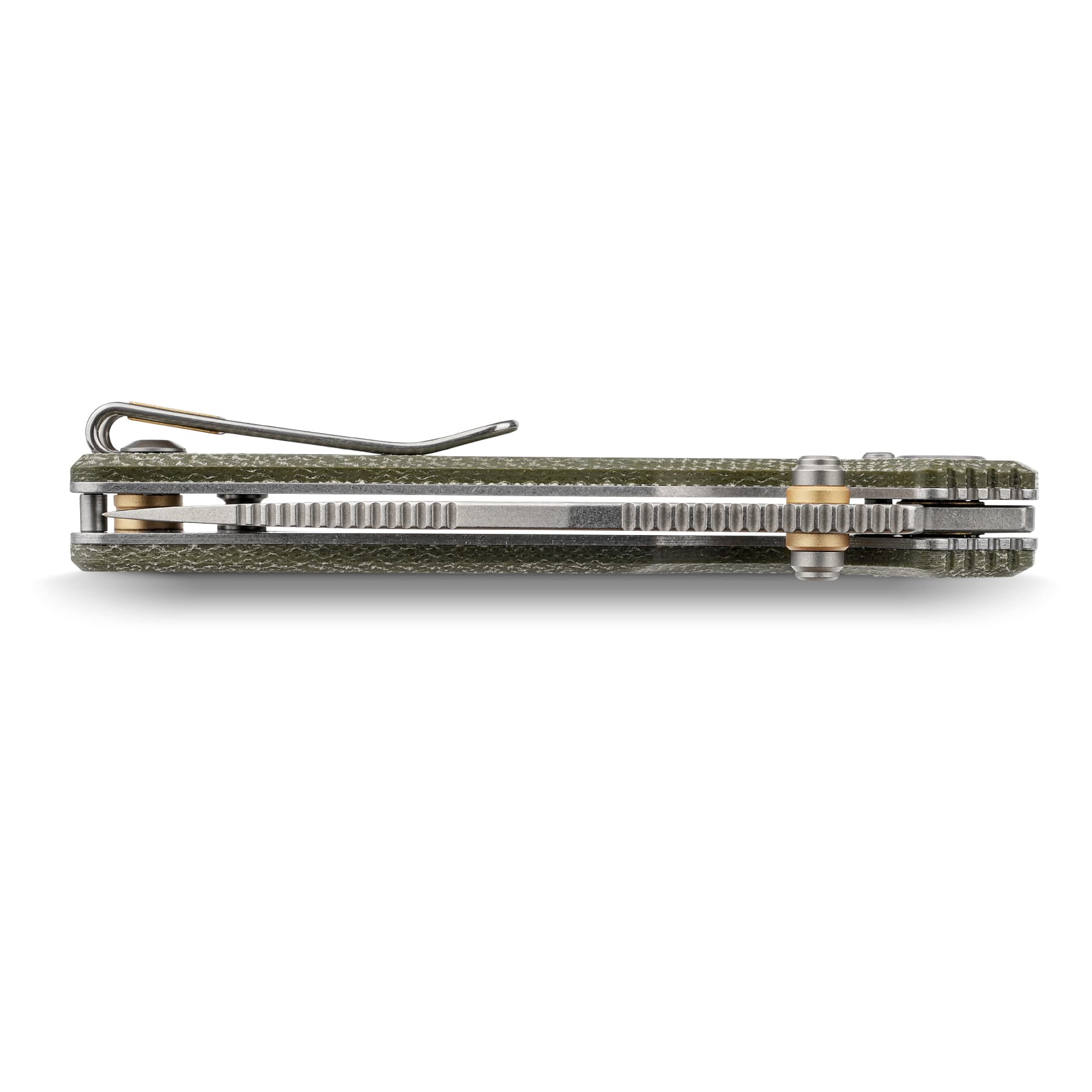 Porcupine ModSwap™ - Crossbar Lock Knife (3.08" 154CM Blade & Micarta Handle) - A3104