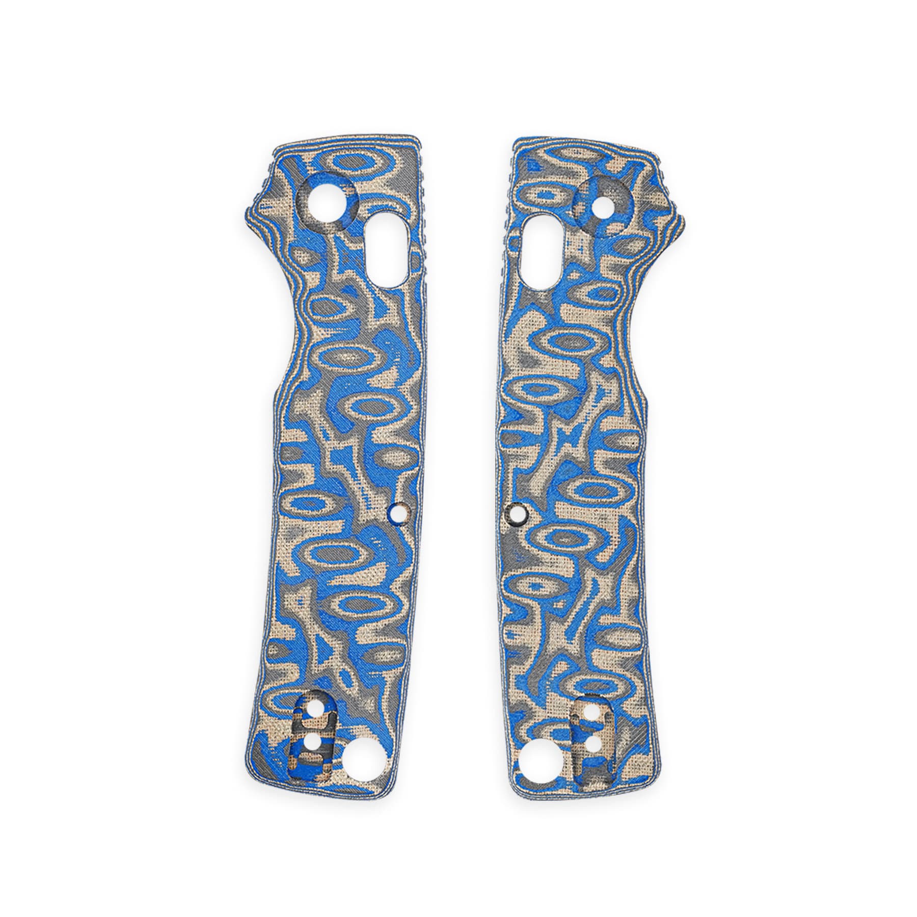 Porcupine ModSwap™ Handle Scales Kits - Blue Ocean Micarta - W0306