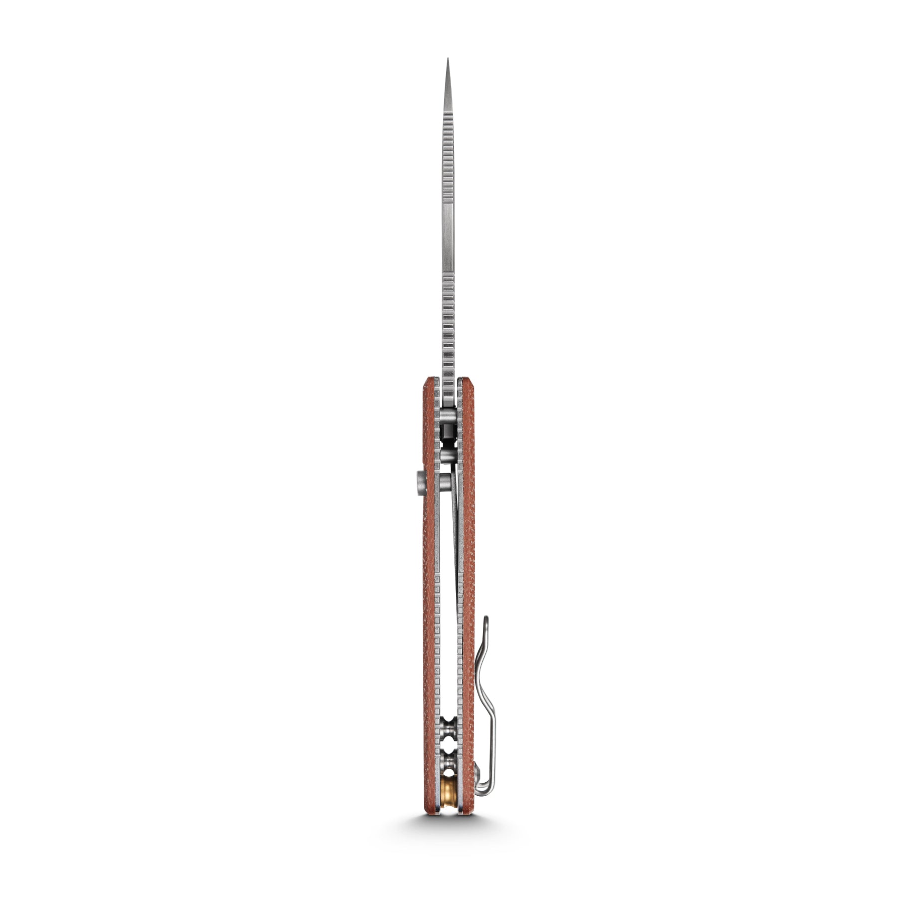 Vosteed Porcupine knife side profile: blade and handle