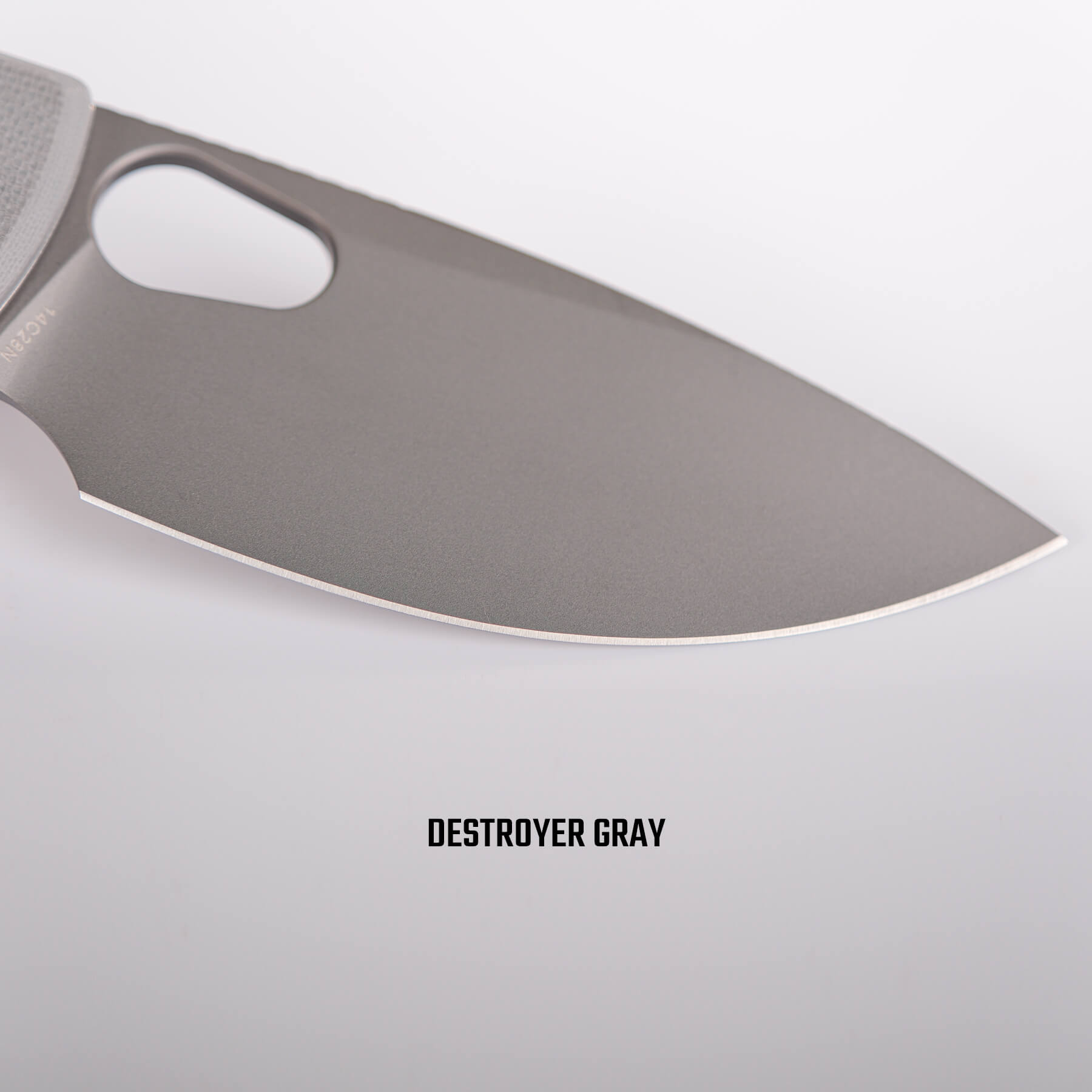 Vosteed Porcupine knife blade, Destroyer Gray finish
