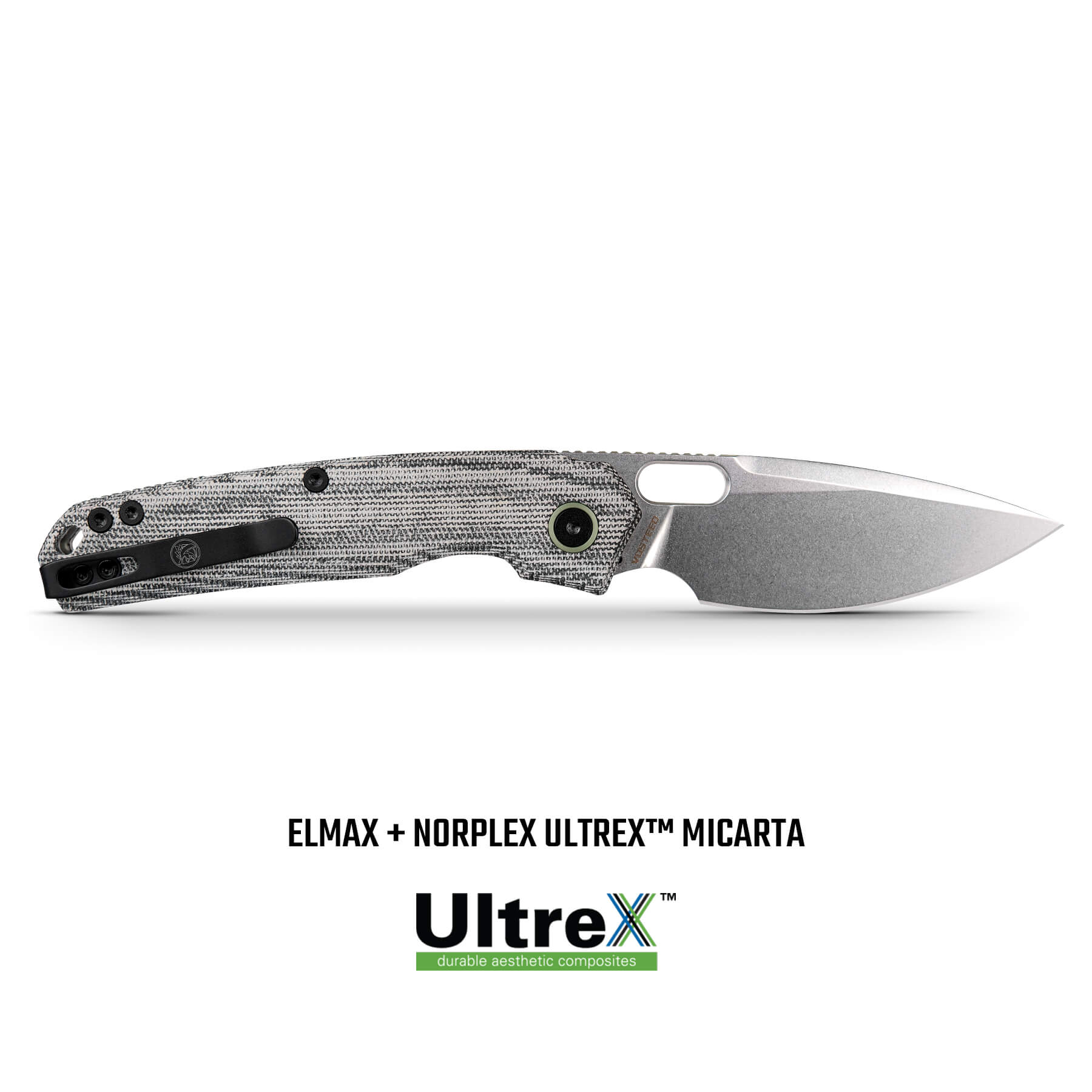Psyop - Top Liner Lock Knife (3.32" Elmax Blade & Norplex UltreX™ Micarta Handle) - A2211