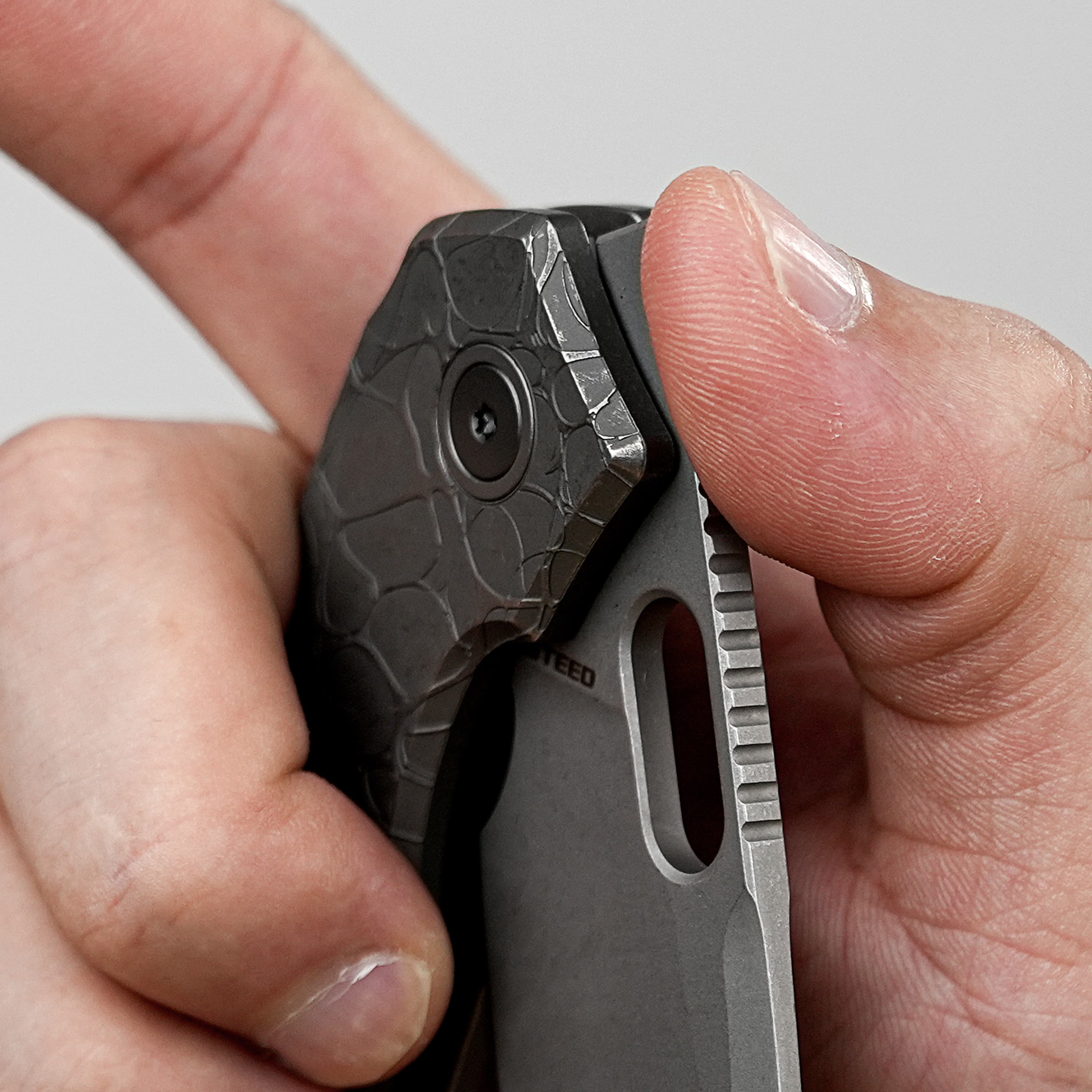 Psyop - Top Liner Lock Knife (3.32" Elmax Blade & Titanium Handle) - A2222