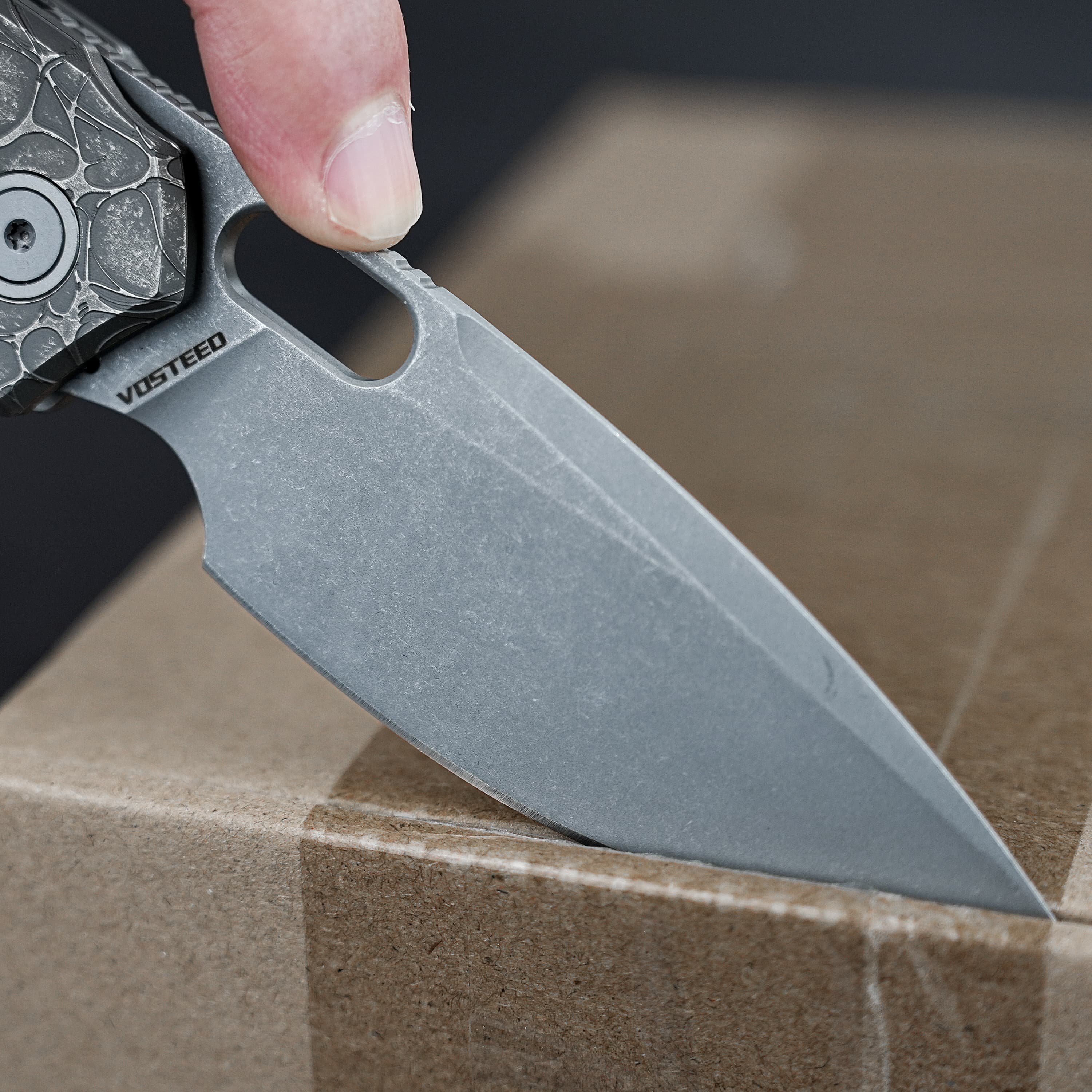 Psyop - Top Liner Lock Knife (3.32" Elmax Blade & Titanium Handle) - A2222