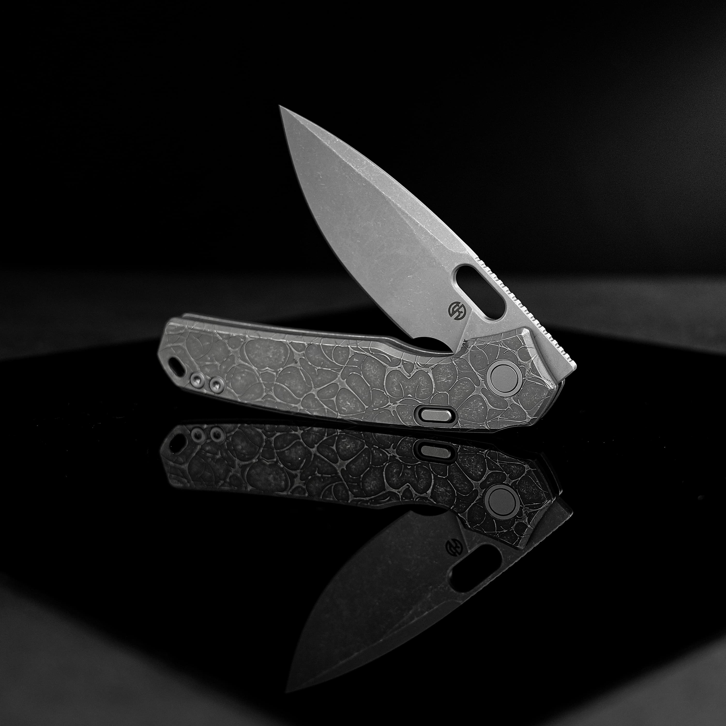 Psyop - Top Liner Lock Knife (3.32" Elmax Blade & Titanium Handle) - A2222