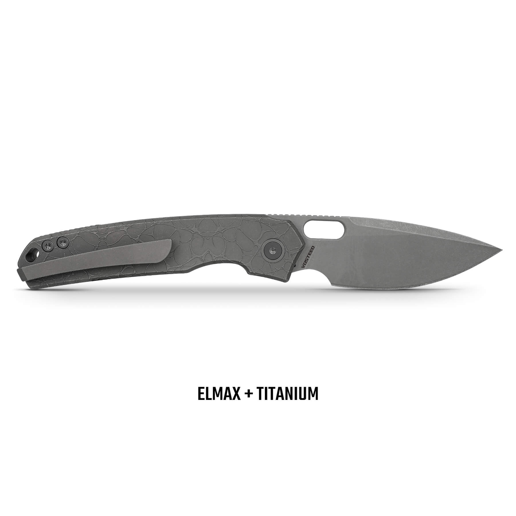 Psyop - Top Liner Lock Knife (3.32" Elmax Blade & Titanium Handle) - A2222