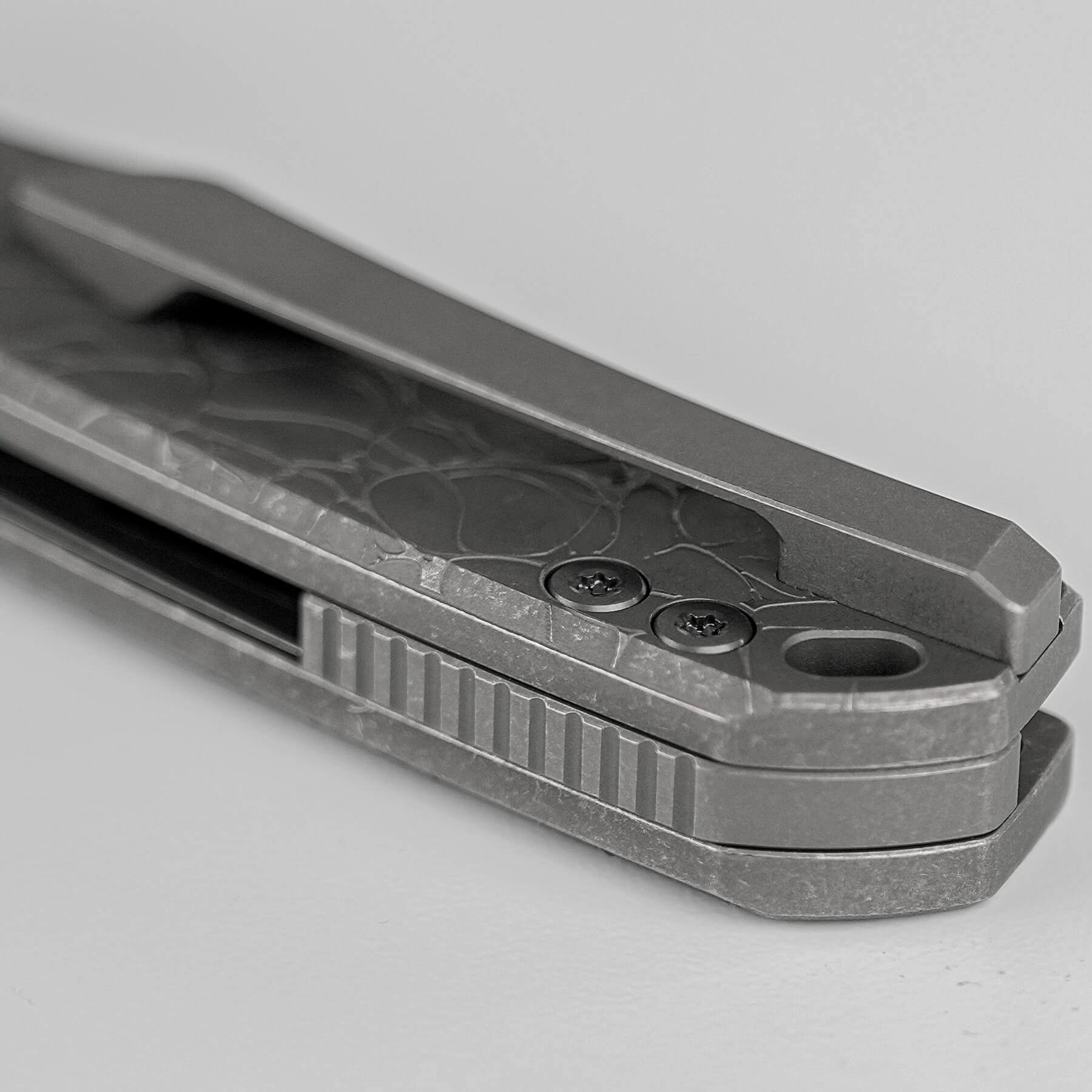 Psyop - Top Liner Lock Knife (3.32" Elmax Blade & Titanium Handle) - A2222