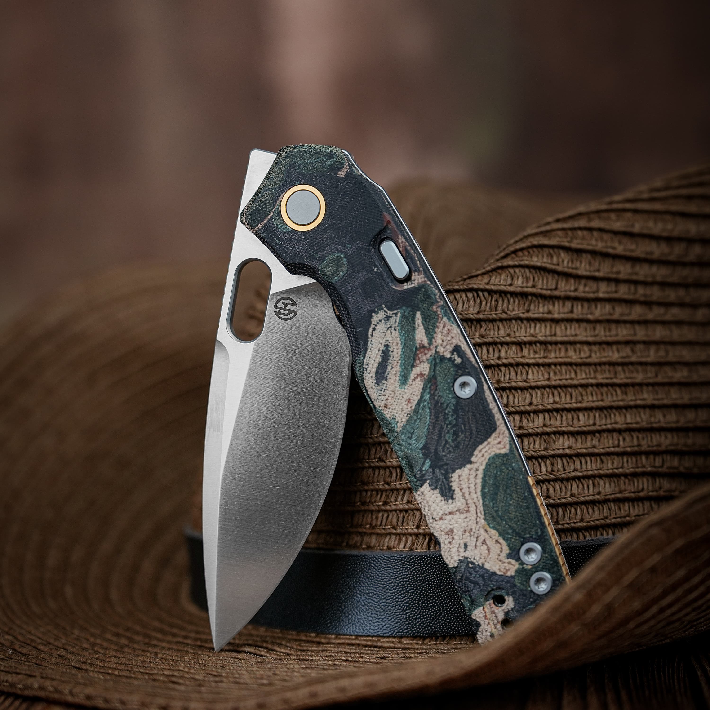 Psyop - Top Liner Lock Knife (3.32" Elmax Blade & Current Micarta Handle) - A2223