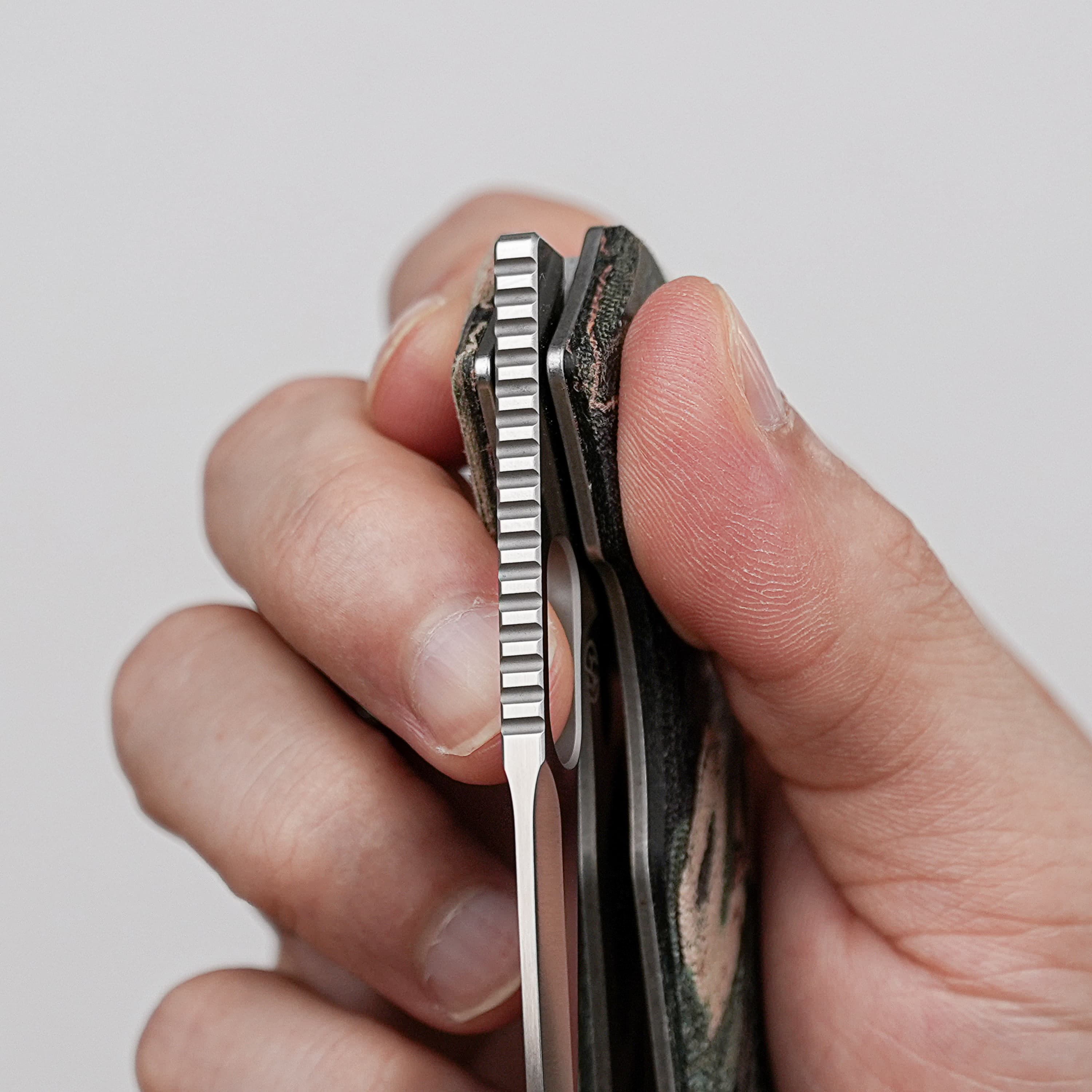 Psyop - Top Liner Lock Knife (3.32" Elmax Blade & Current Micarta Handle) - A2223