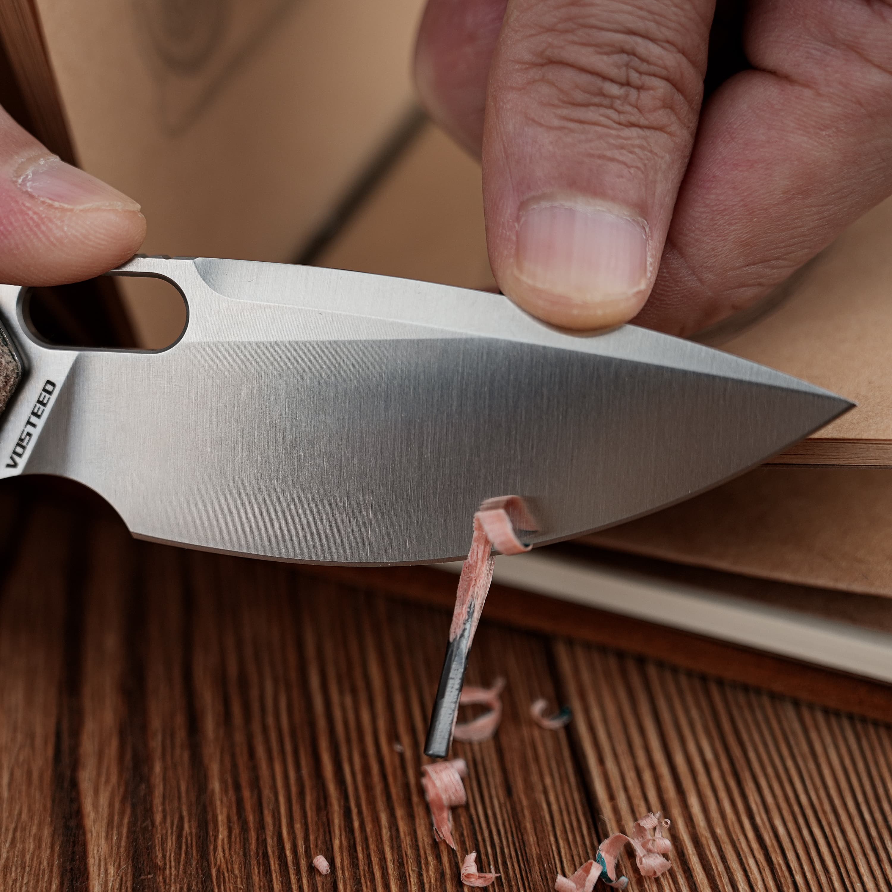 Psyop - Top Liner Lock Knife (3.32" Elmax Blade & Current Micarta Handle) - A2223