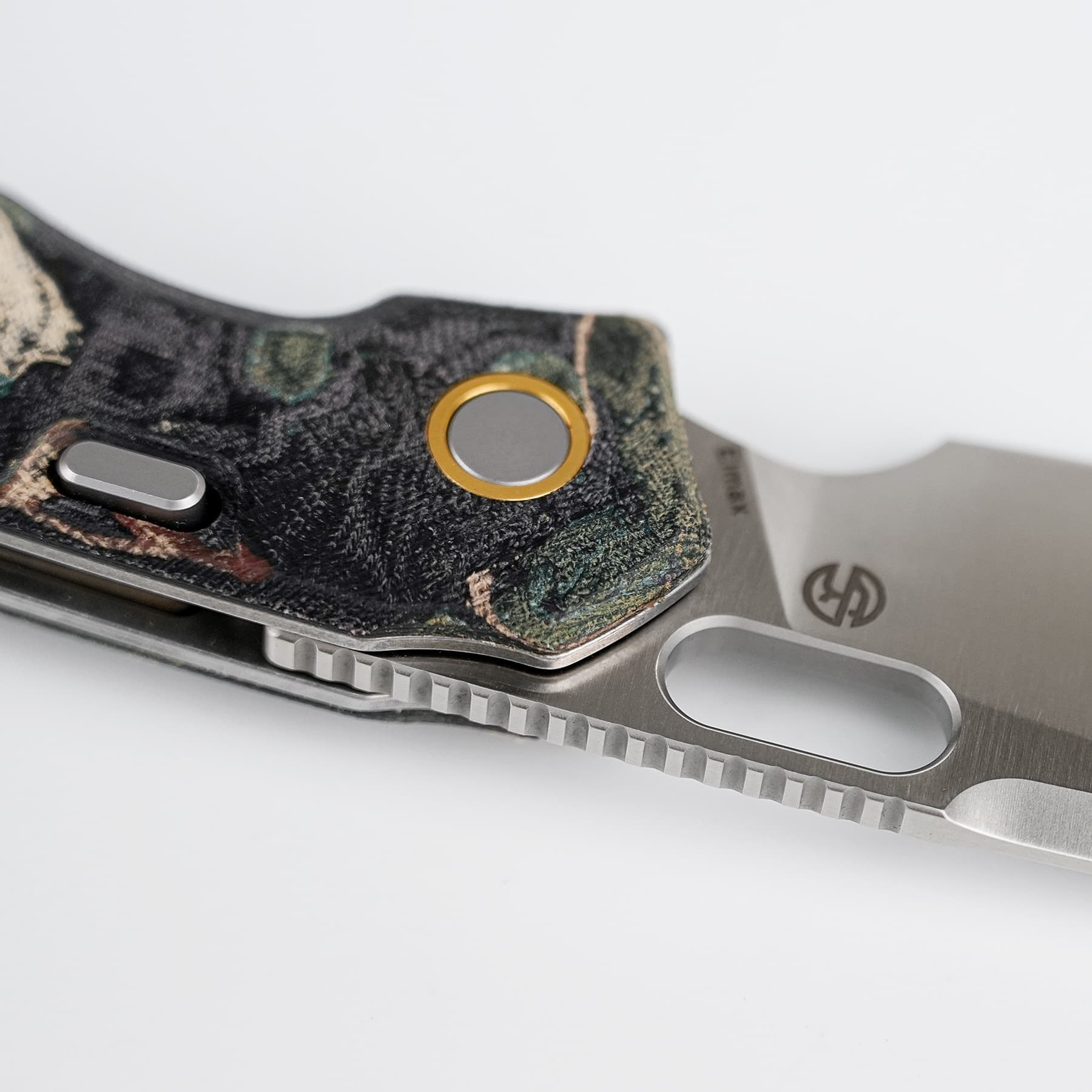 Psyop - Top Liner Lock Knife (3.32" Elmax Blade & Current Micarta Handle) - A2223