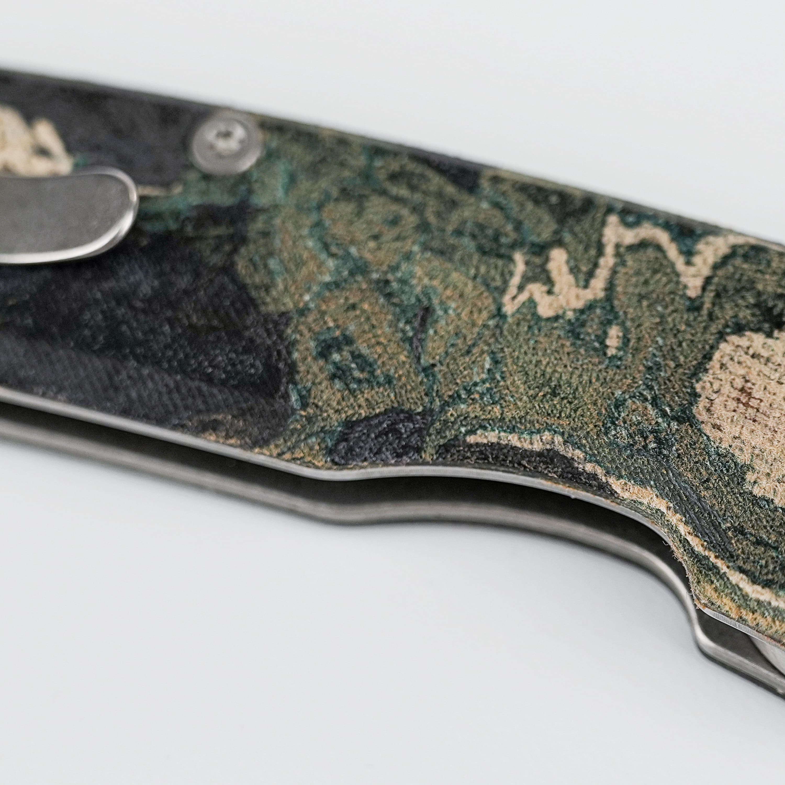 Psyop - Top Liner Lock Knife (3.32" Elmax Blade & Current Micarta Handle) - A2223