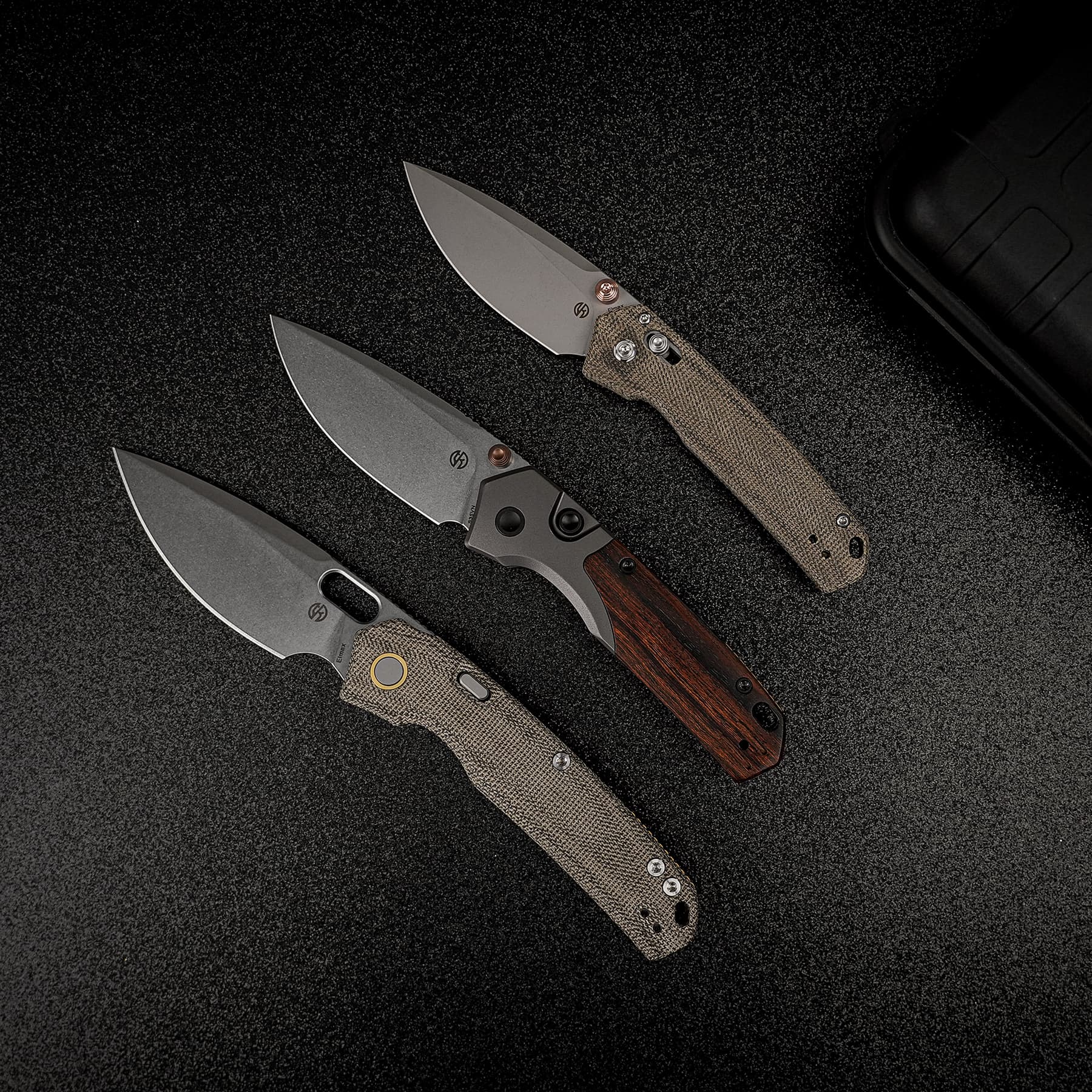 Psyop - Top Liner Lock (2.99" S35VN Blade & Sand Ironwood Handle) - A2228