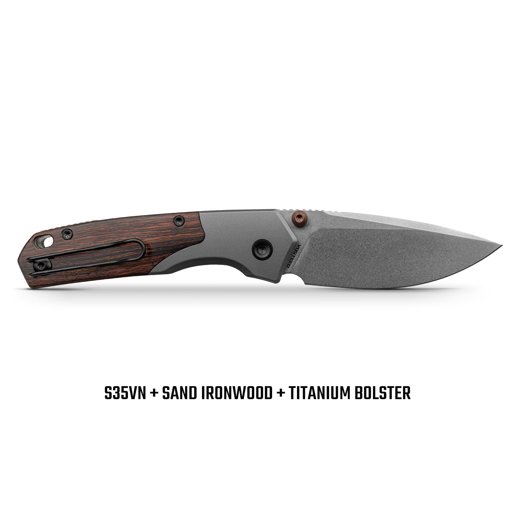 Psyop - Top Liner Lock (2.99" S35VN Blade & Sand Ironwood Handle) - A2228
