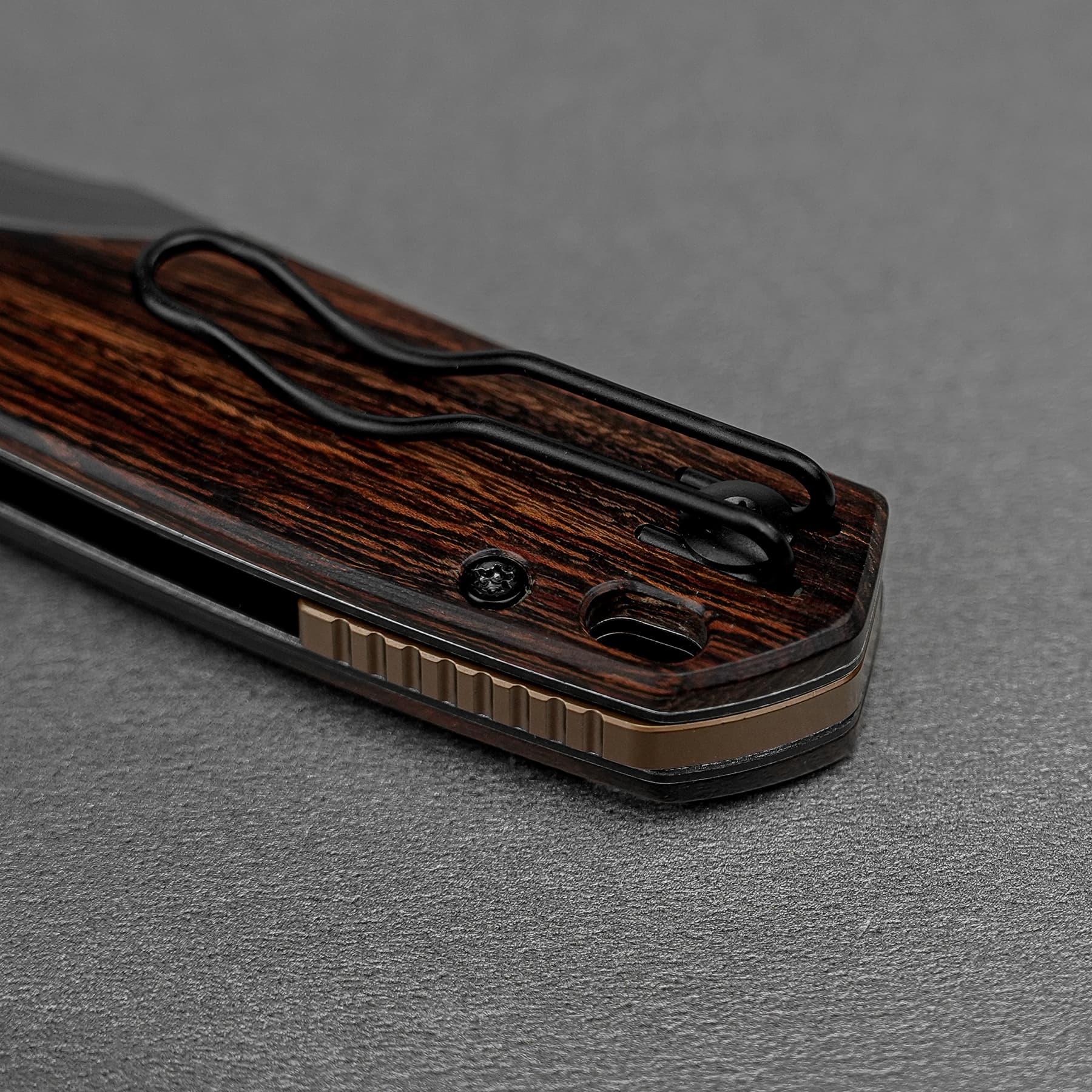 Psyop - Top Liner Lock (2.99" S35VN Blade & Sand Ironwood Handle) - A2228