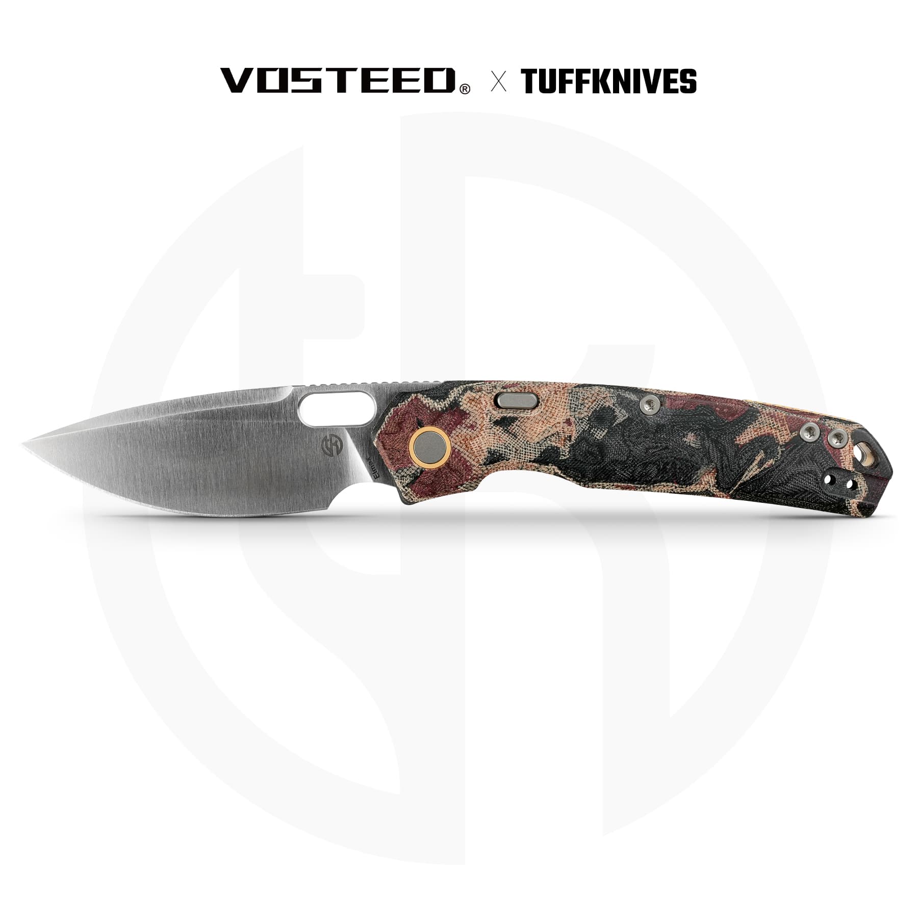 Psyop - Top Liner Lock Knife (3.32" Elmax Blade & Current Micarta Handle) - A2234