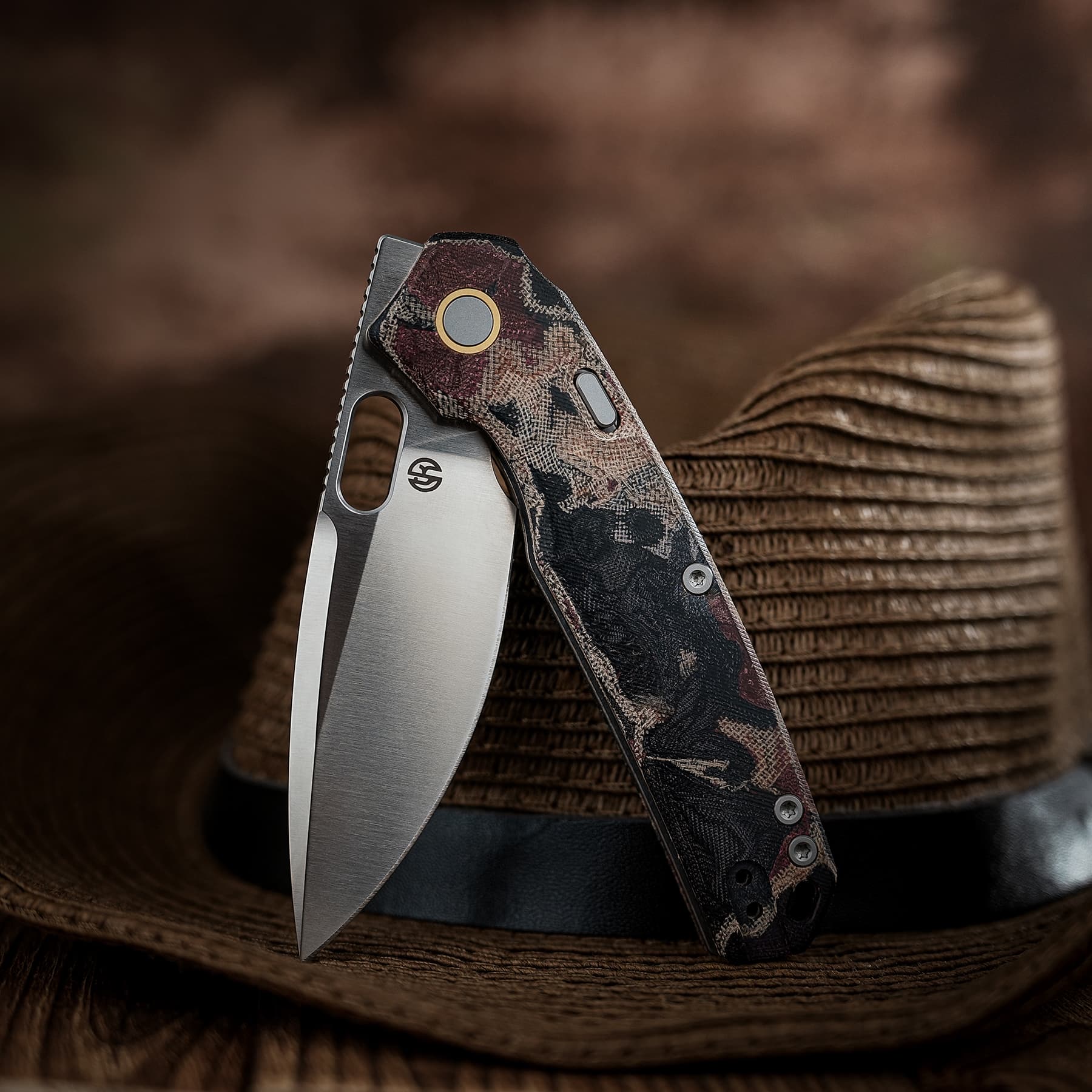 Psyop - Top Liner Lock Knife (3.32" Elmax Blade & Current Micarta Handle) - A2234