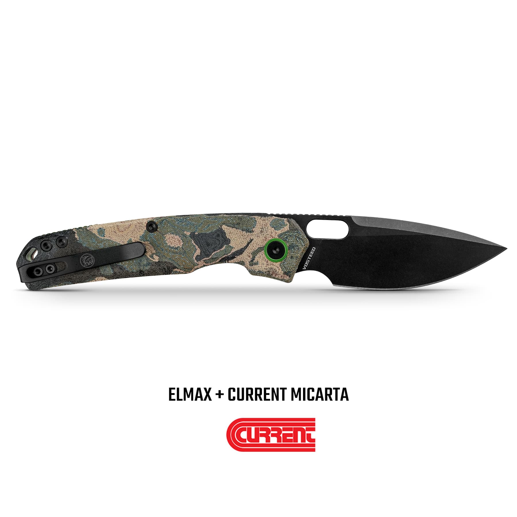Psyop - Top Liner Lock Knife (3.32" Elmax Blade & Current Micarta Handle) - A2235