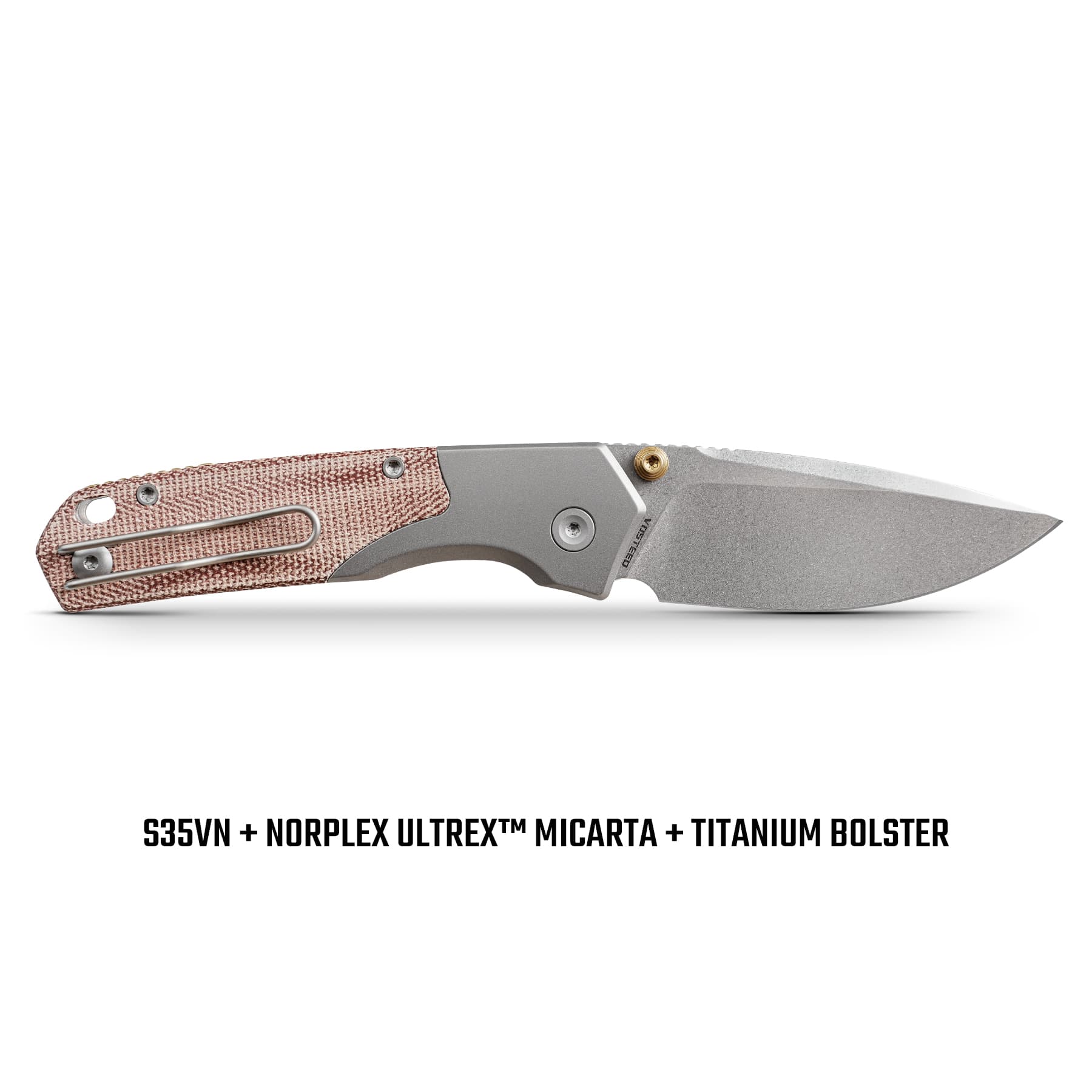 Psyop - Top Liner Lock Knife (2.99" S35VN Blade & Norplex UltreX™ Micarta Handle) - A2217