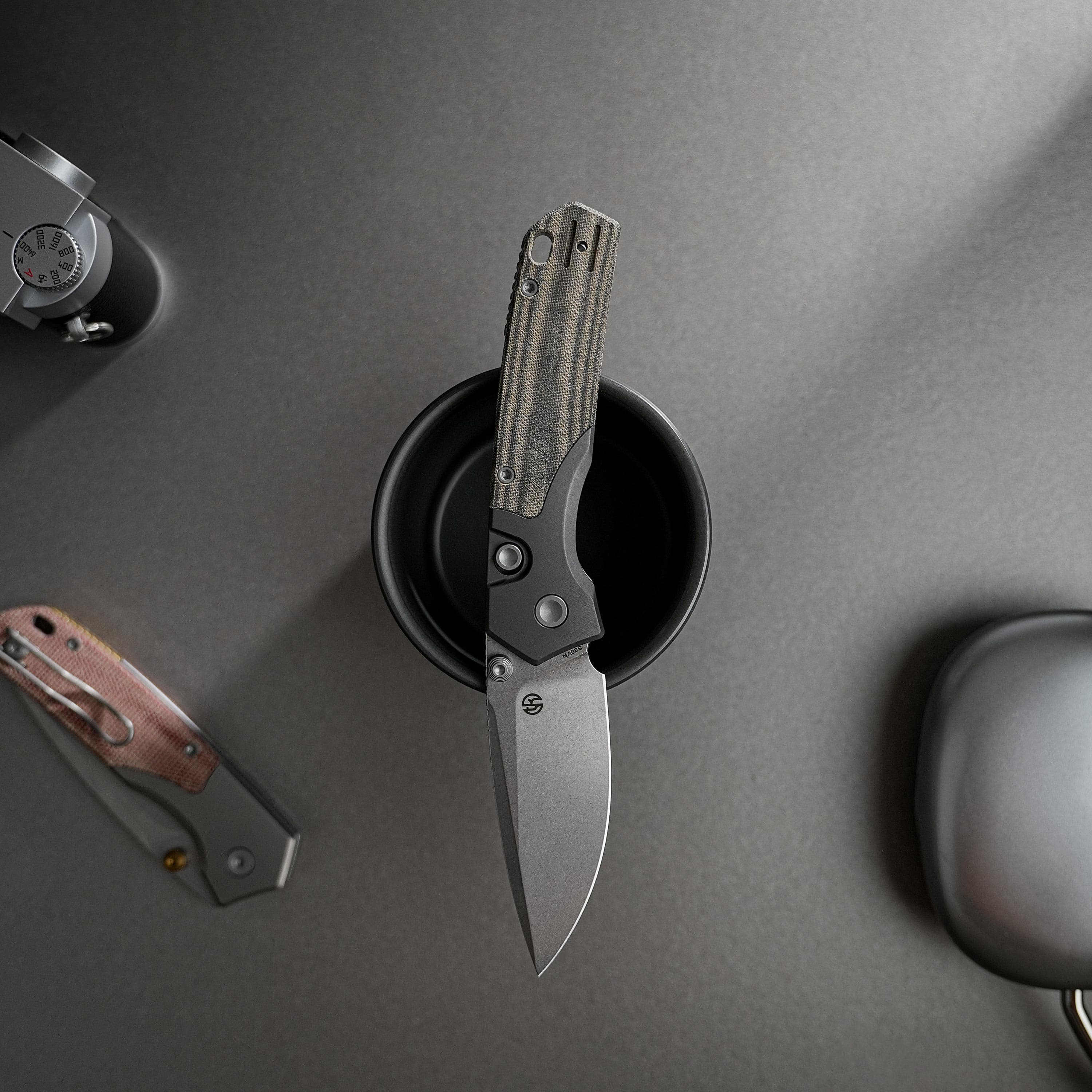 Psyop - Top Liner Lock Knife 2.99" S35VN Blade & Norplex UltreX™ Micarta Handle) - A2220
