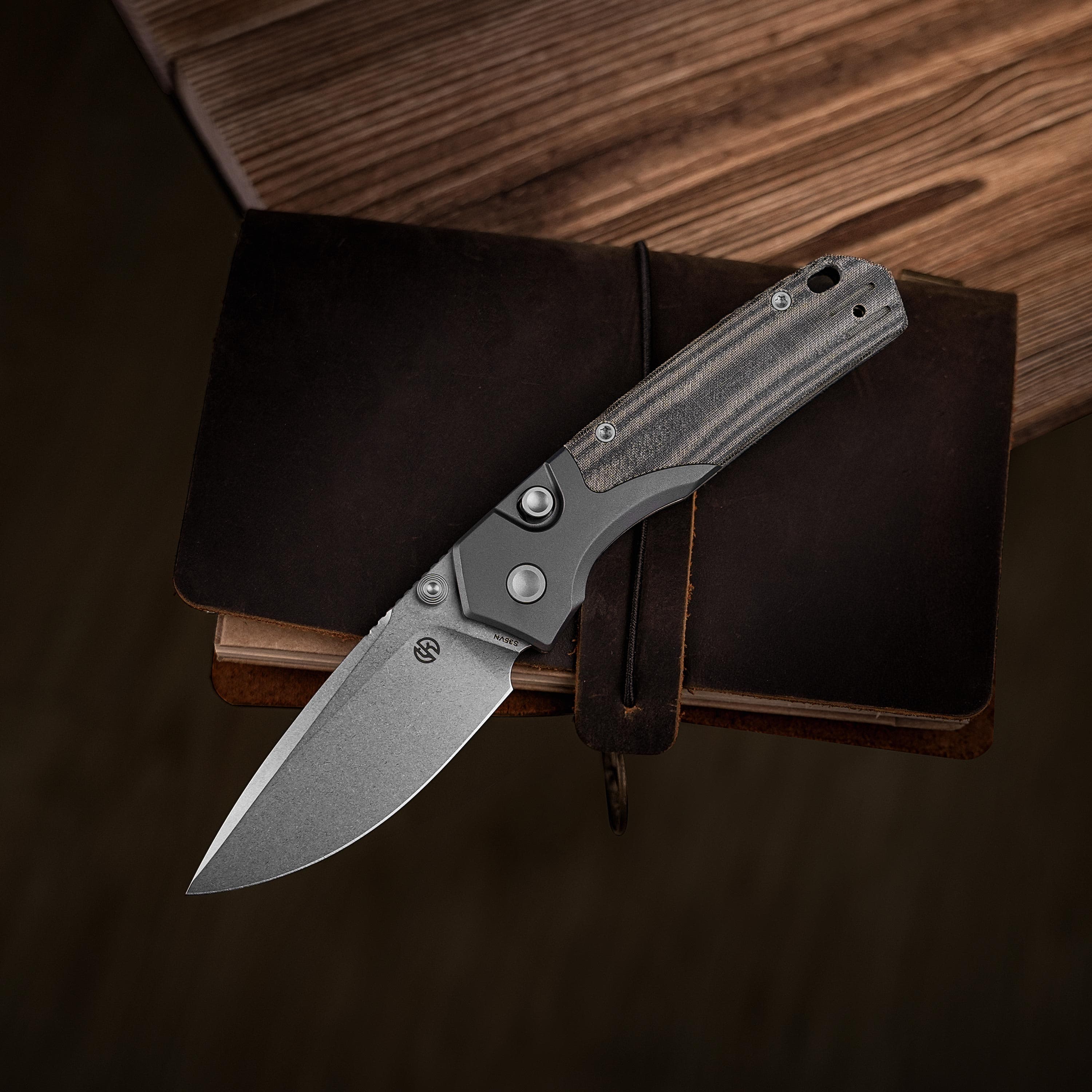 Psyop - Top Liner Lock Knife (2.99" S35VN Blade & Norplex UltreX™ Micarta Handle) - A2220