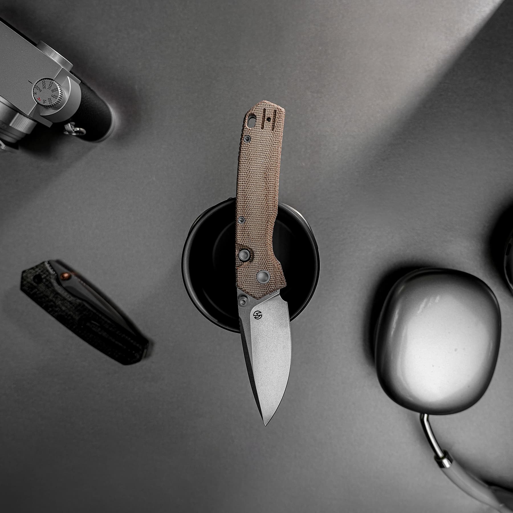 Psyop - Top Liner Lock Knife (2.99" S35VN Blade & Norplex UltreX™ Micarta Handle) - A2229