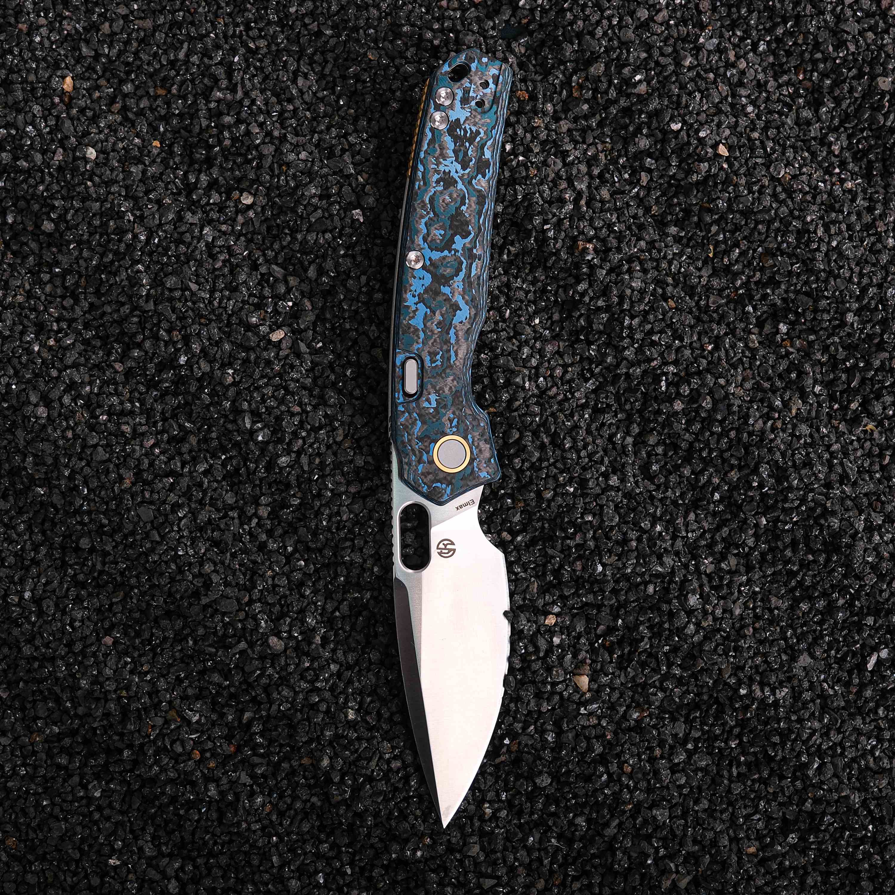 Vosteed Psyop Arctic Storm knife with Fat Carbon handle