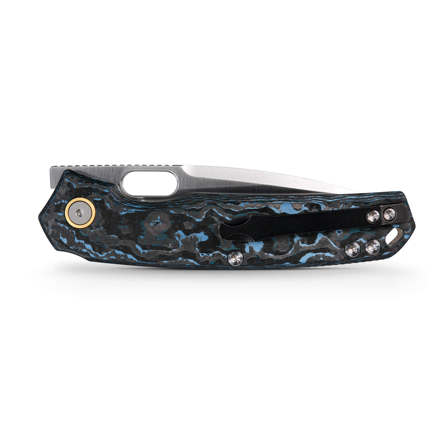 Vosteed Psyop Arctic Storm knife with Elmax blade and Fat Carbon handle