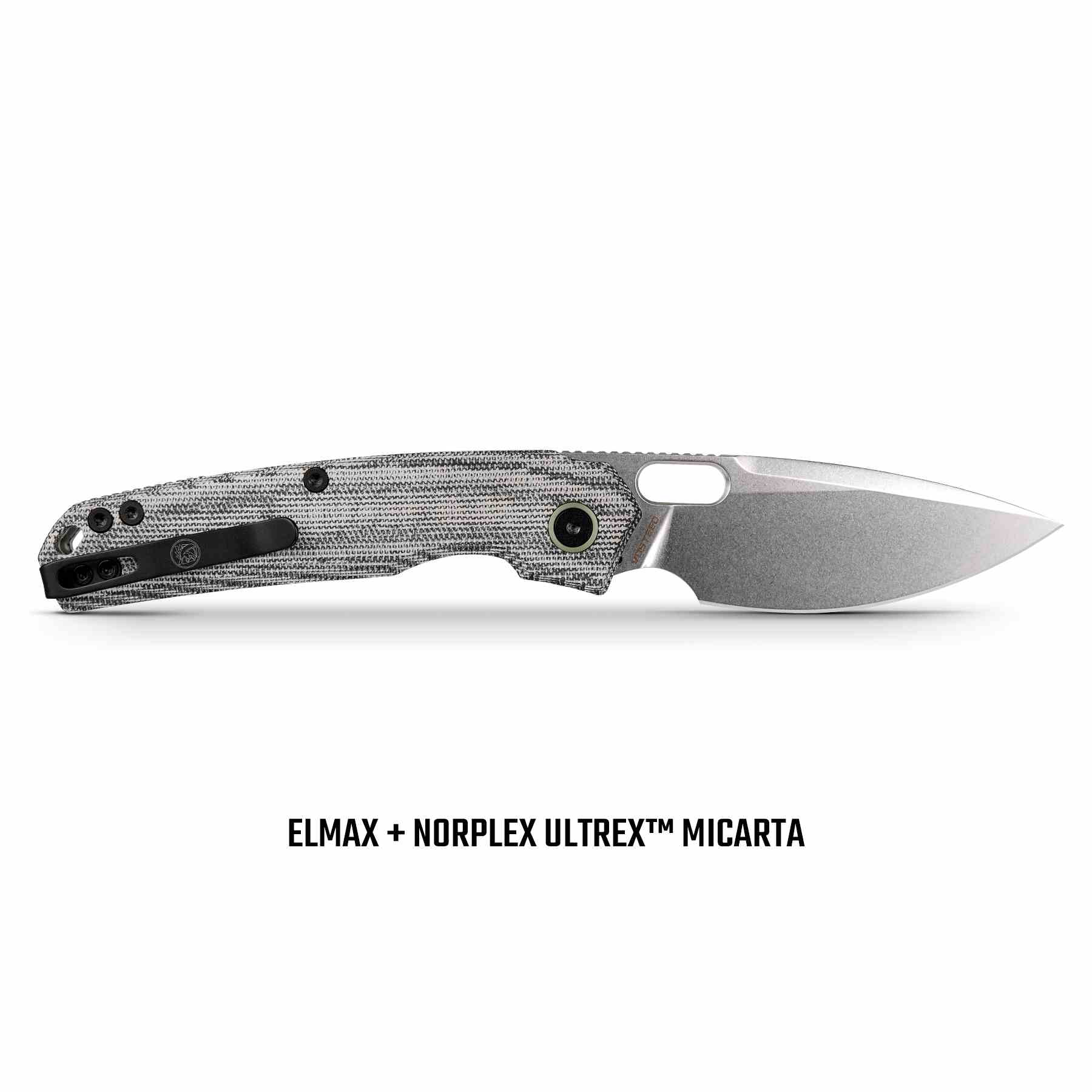 Vosteed Psyop knife with Elmax blade and Micarta handle