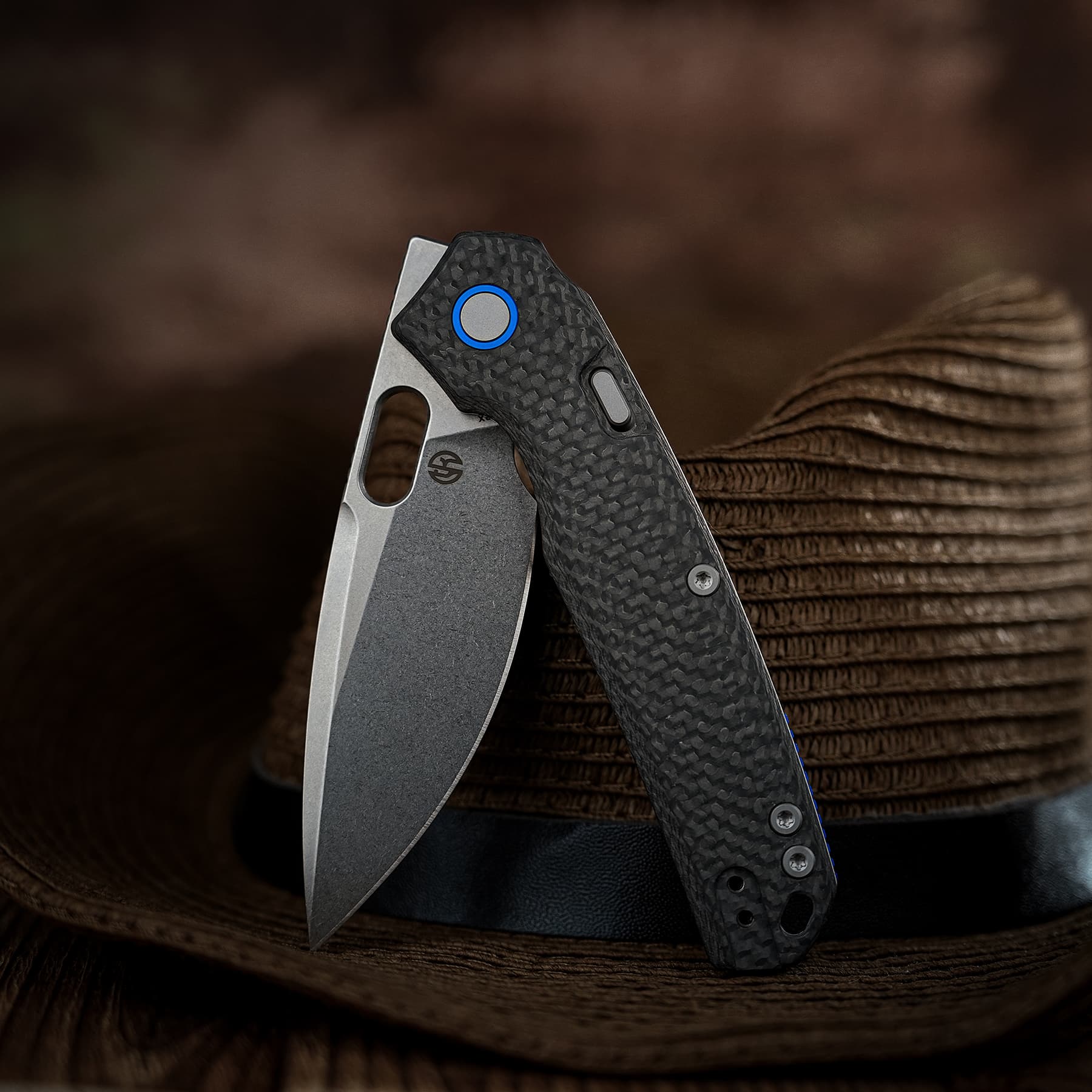 Psyop - Top Liner Lock (3.32" Elmax Blade & Carbon Fiber Handle) - A2236