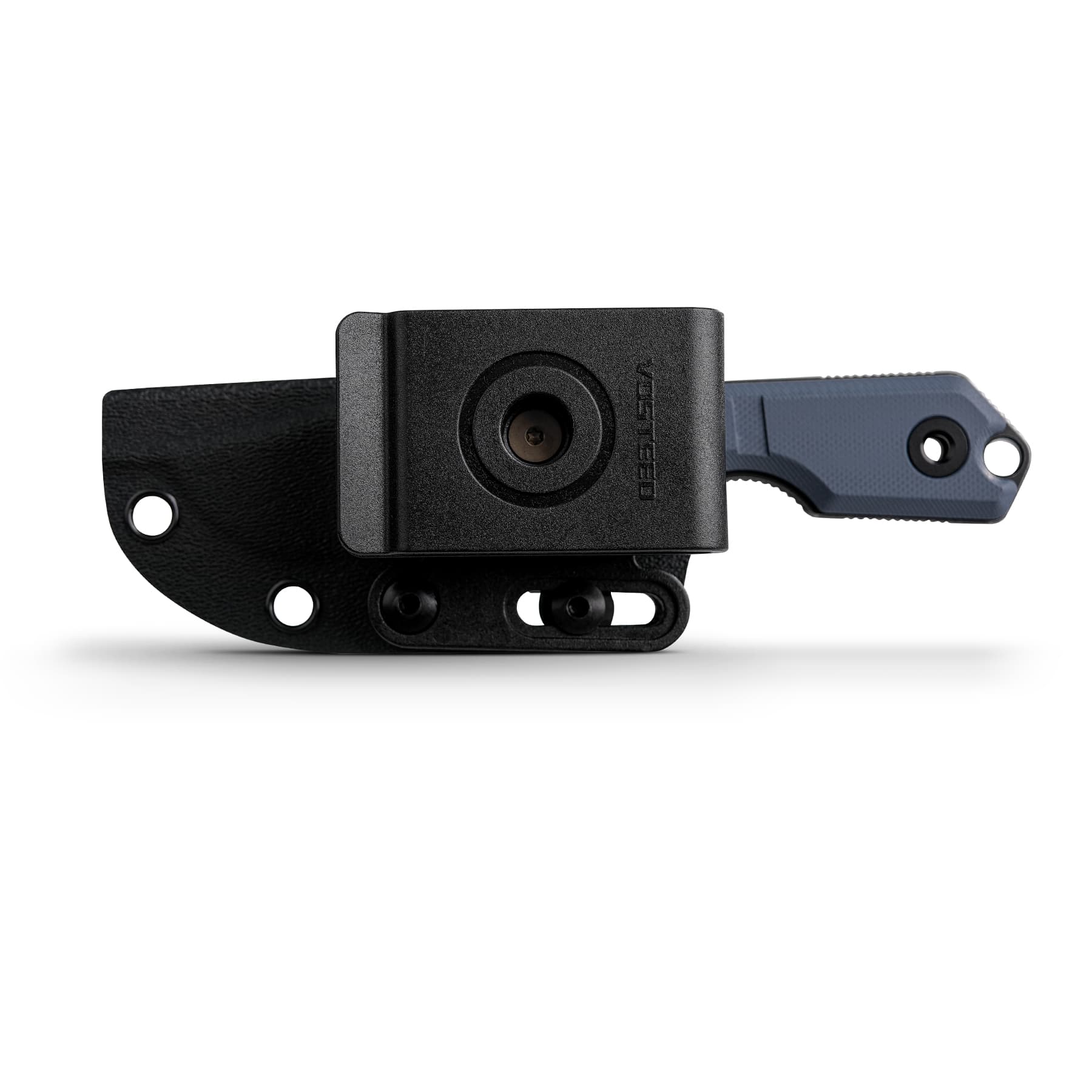 Quokka- Fixed Blade Knife (2.72" 14C28N Blade & G10 Handle) With S.O.A.R. Clip - D0602