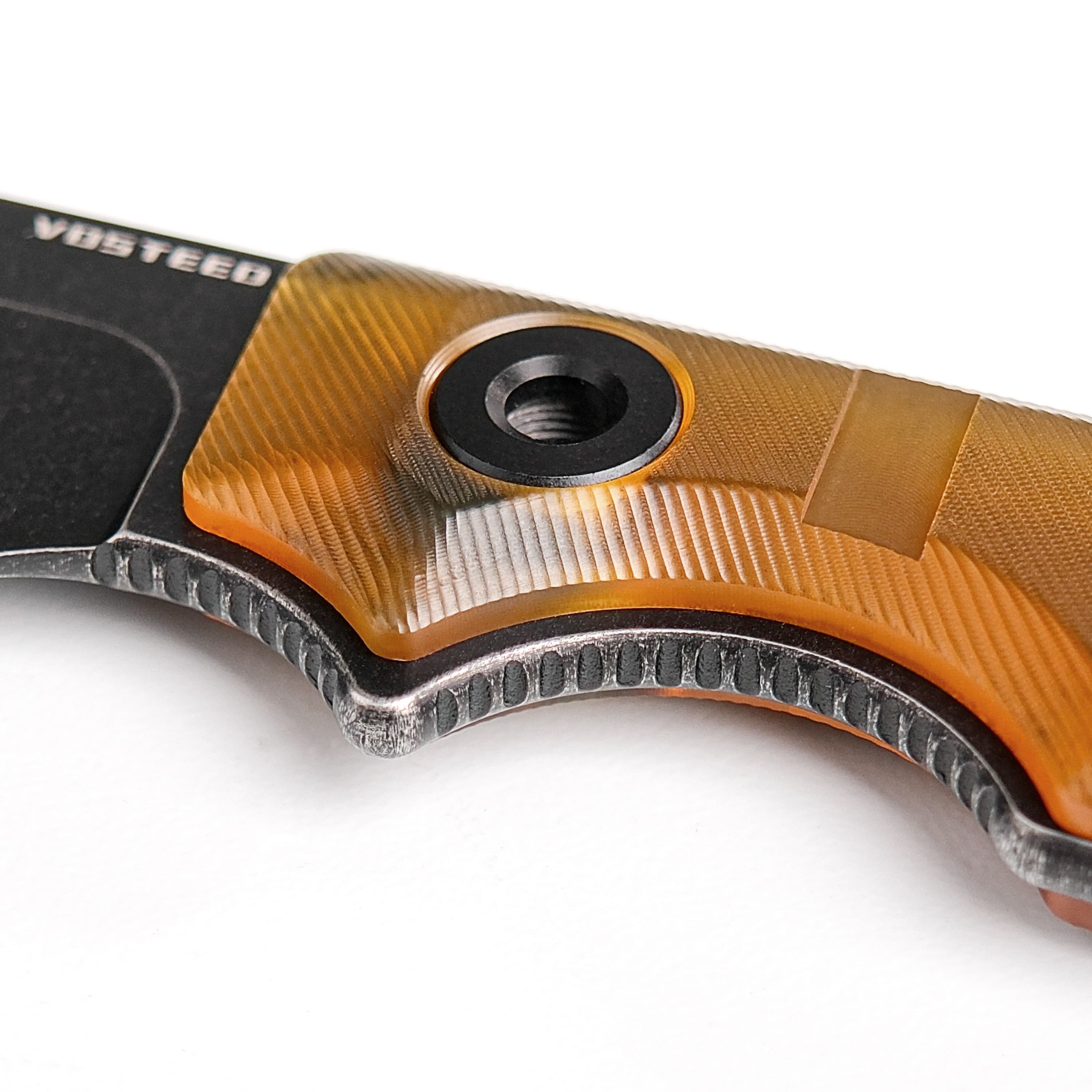Quokka- Fixed Blade Knife (2.72" 14C28N Blade & PEI Handle) With S.O.A.R. Clip - D0603