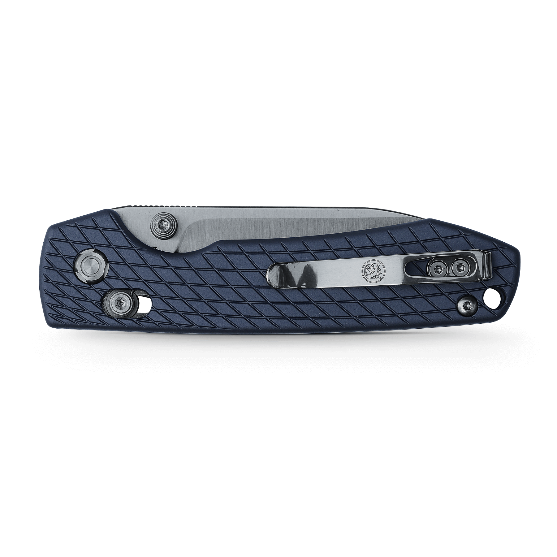 Vosteed Raccoon Crossbar Lock Knife - Blue Aluminum Handle