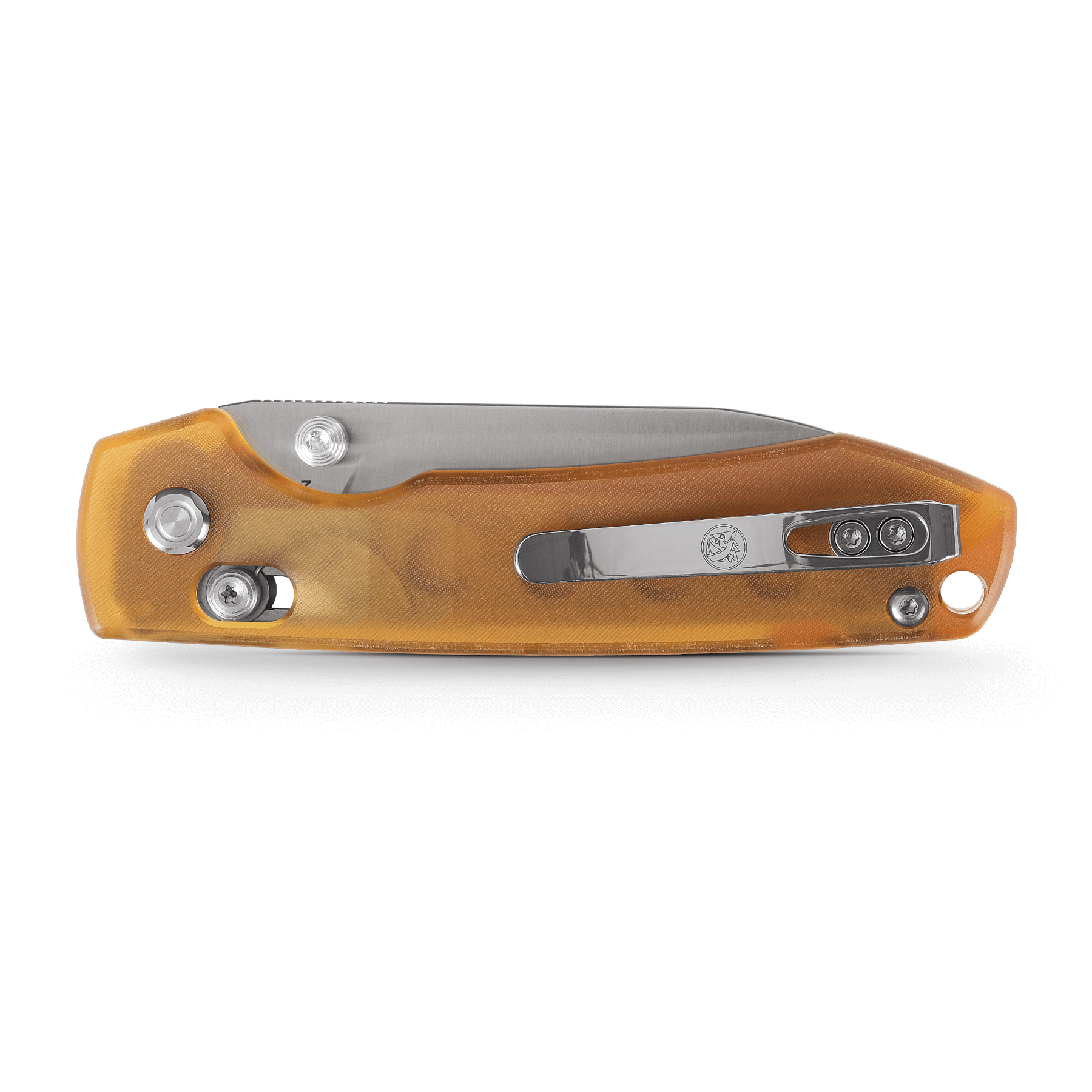 Vosteed Raccoon® Crossbar Lock Knife, Amber PEI Handle