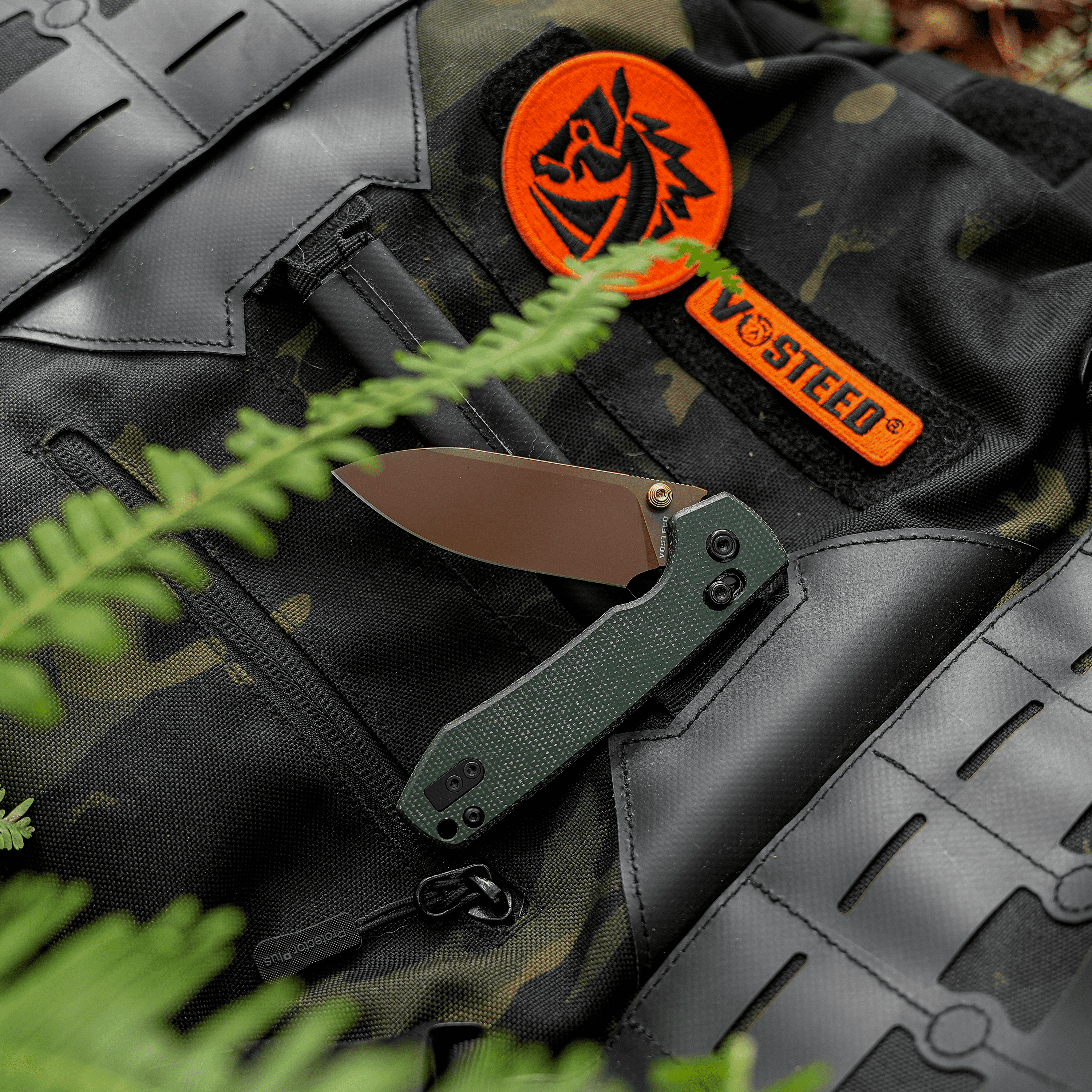 Raccoon® - Crossbar Lock knife (3.25" 14C28N Blade & Micarta Handle) - A0540