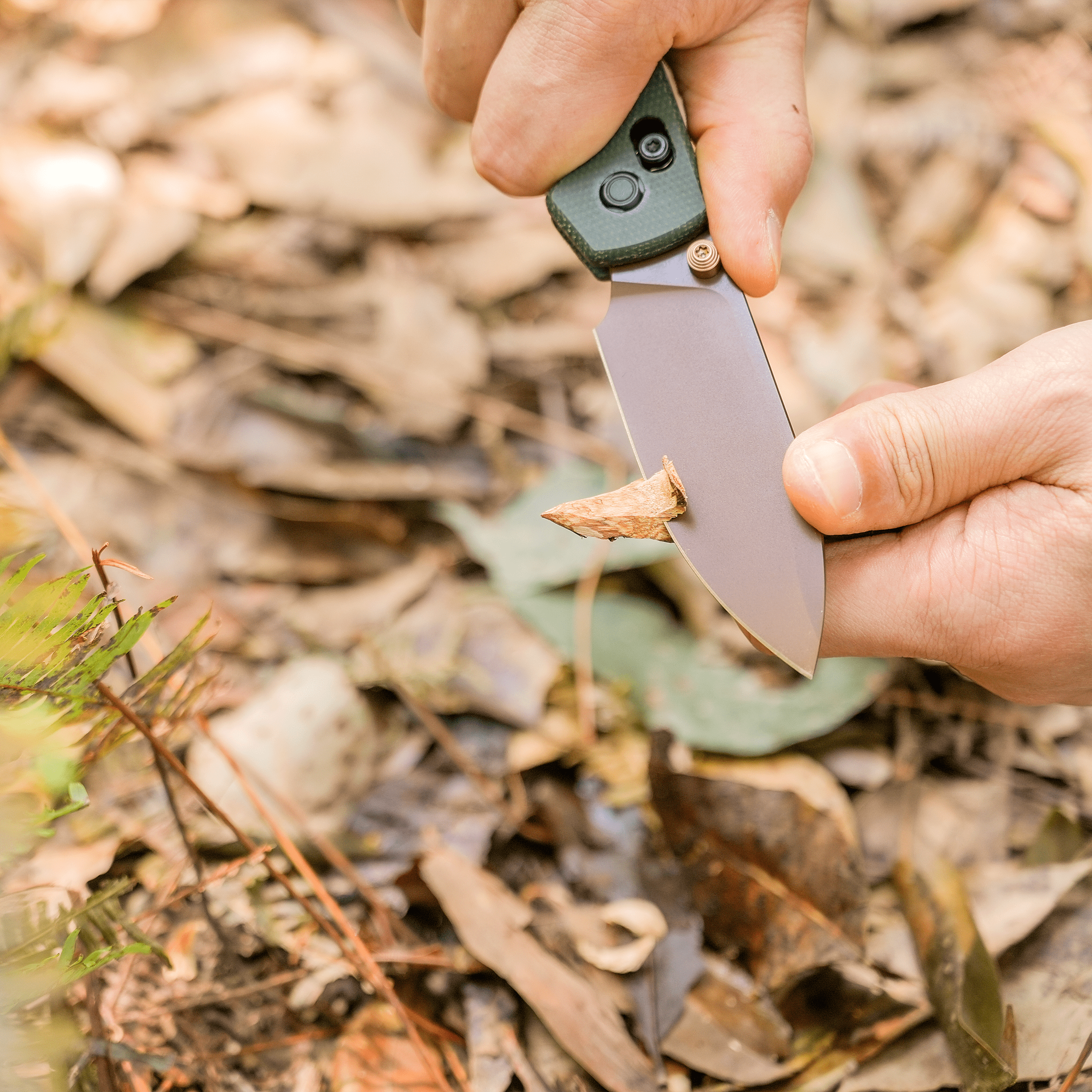 Raccoon® - Crossbar Lock knife (3.25" 14C28N Blade & Micarta Handle) - A0540