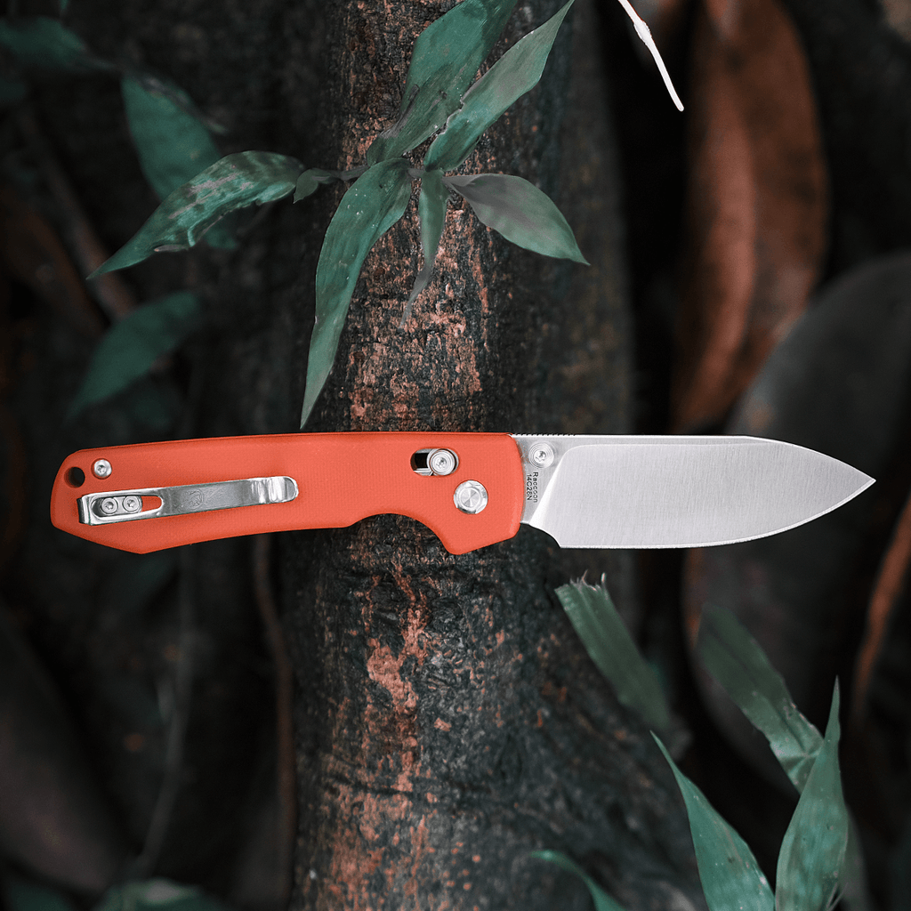 Raccoon Crossbar Lock knife (3.25" 14C28N Blade & G10 Handle) Vosteed