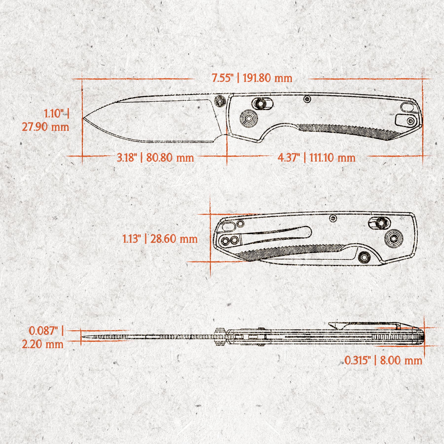Coming Soon - Raccoon® TiSlim™ - Crossbar Lock (3.18" 154CM Blade & Titanium Handle) - A4501