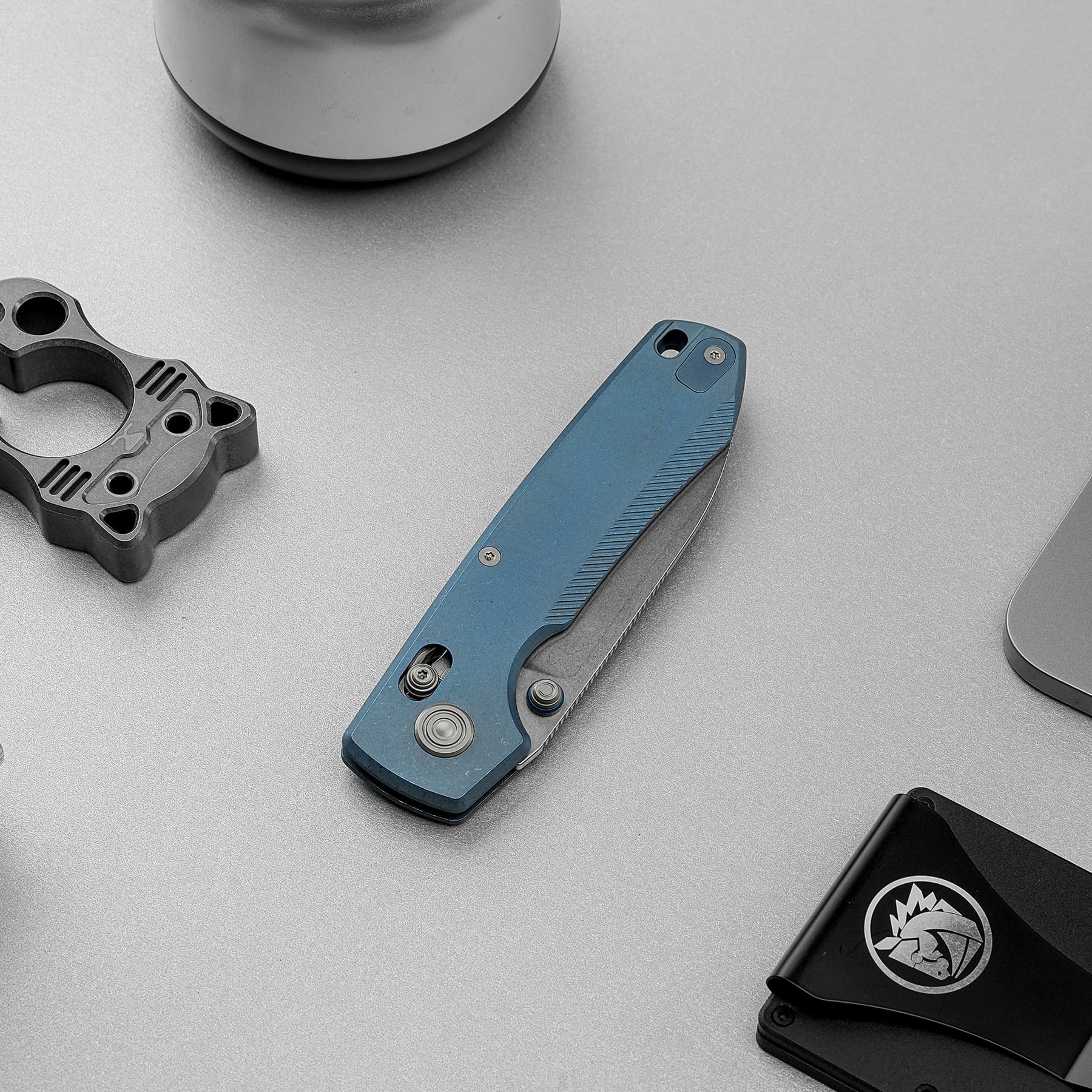 Coming Soon - Raccoon® TiSlim™ - Crossbar Lock (3.18" 154CM Blade & Titanium Handle) - A4502