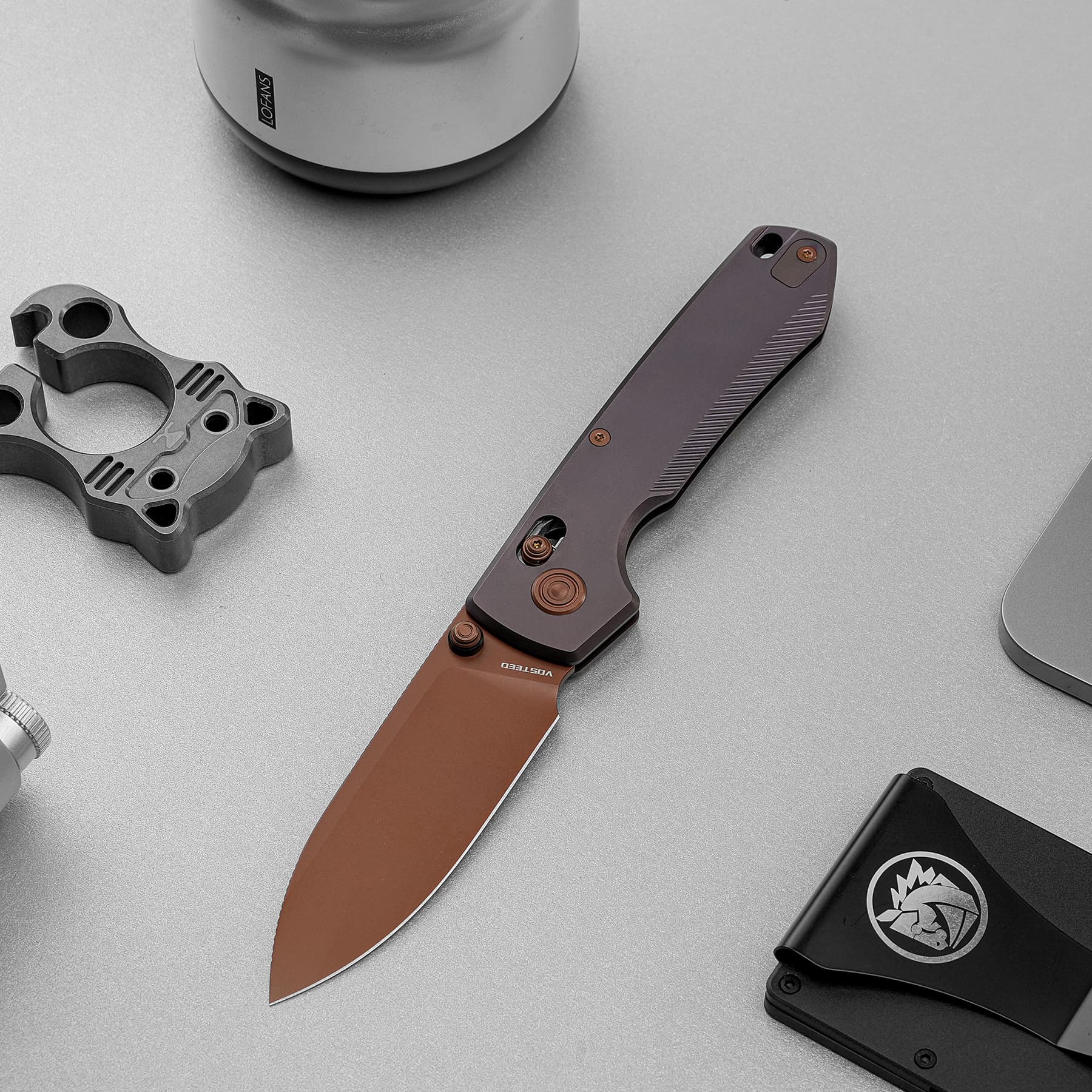Raccoon® TiSlim™ - Crossbar Lock (3.18" 154CM Blade & Titanium Handle) - A4503